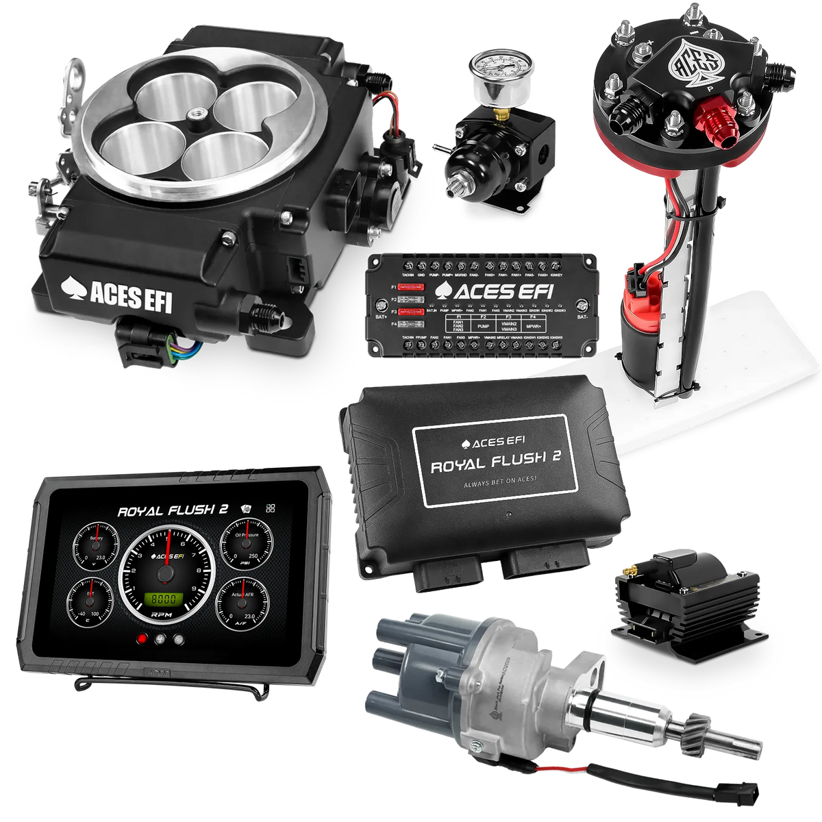 Royal Flush 2 EFI/CDI Master Kits (Black)