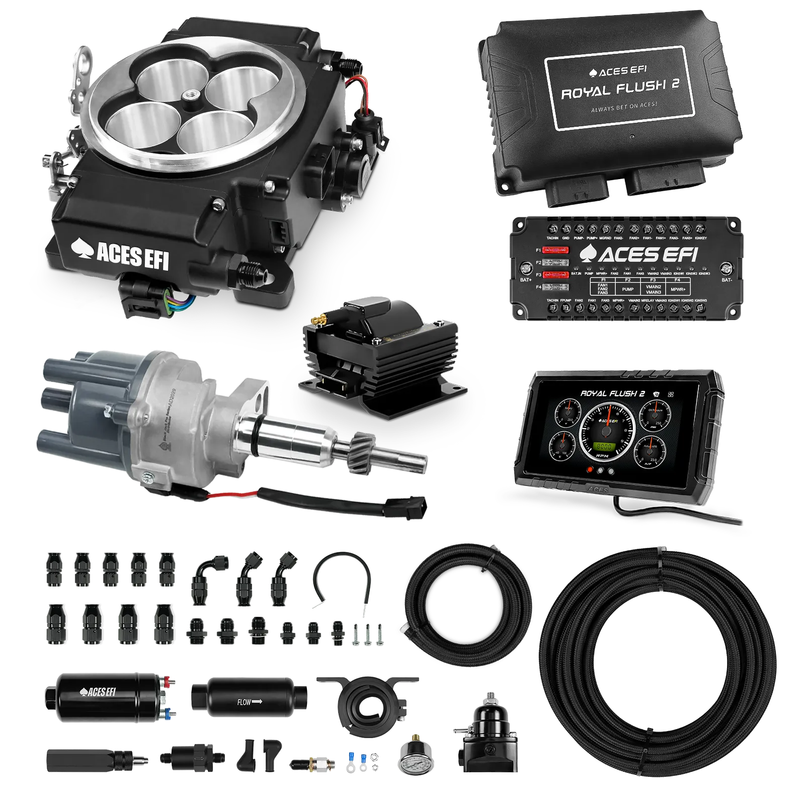 Royal Flush 2 EFI/CDI Master Kits (Black)