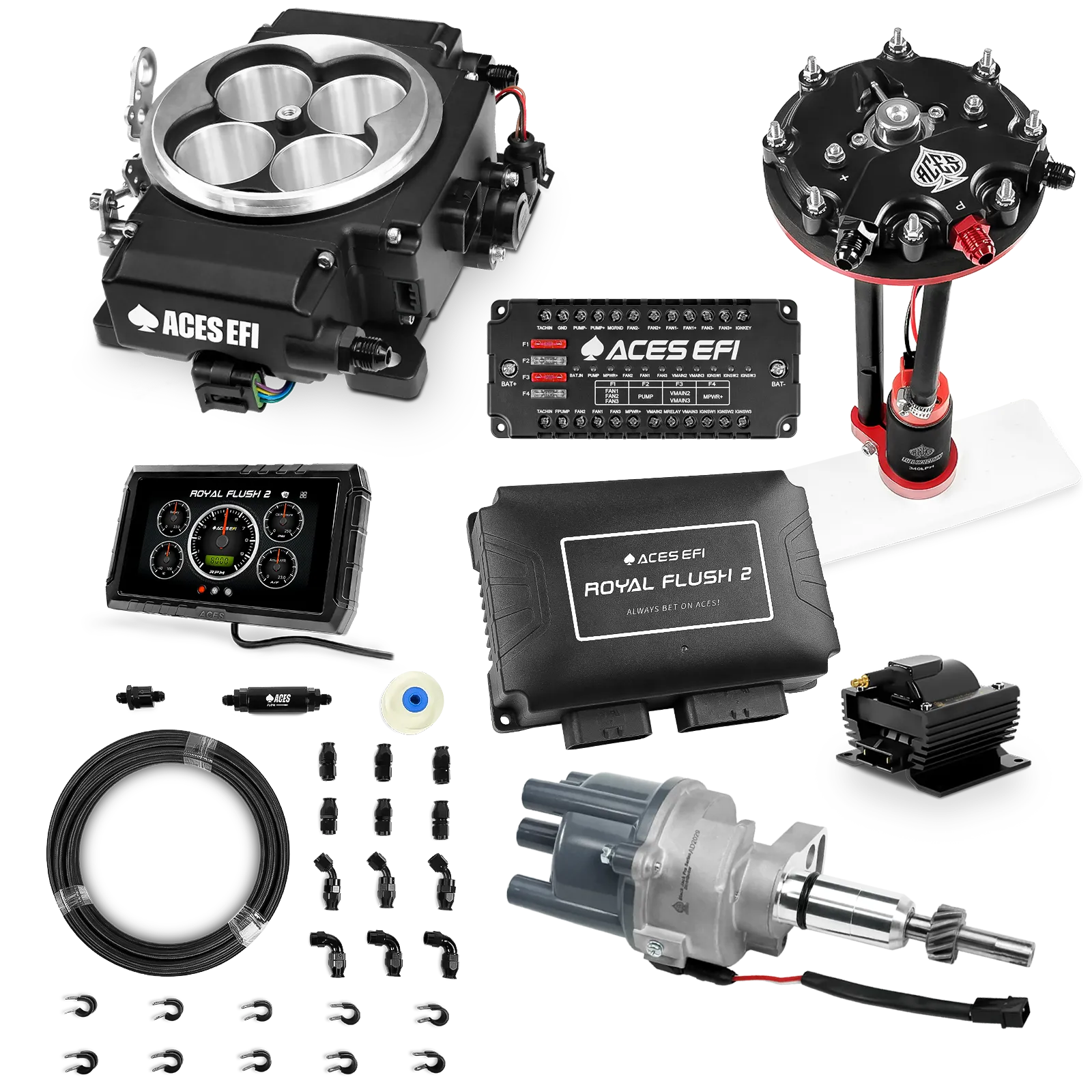Royal Flush 2 EFI/CDI Master Kits (Black)