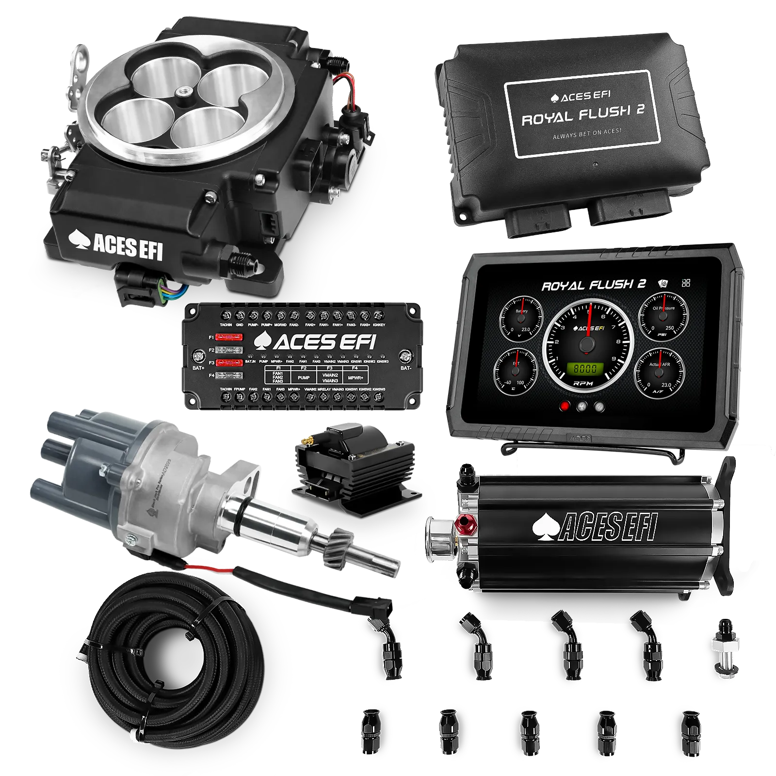 Royal Flush 2 EFI/CDI Master Kits (Black)
