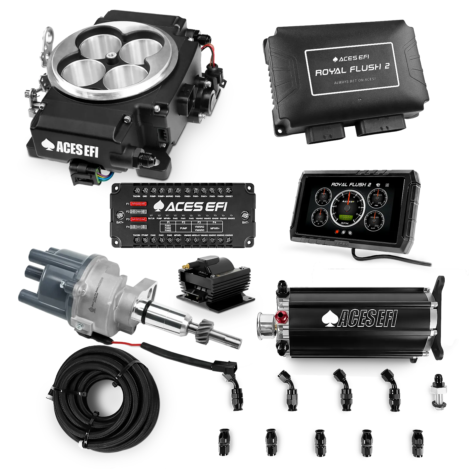 Royal Flush 2 EFI/CDI Master Kits (Black)