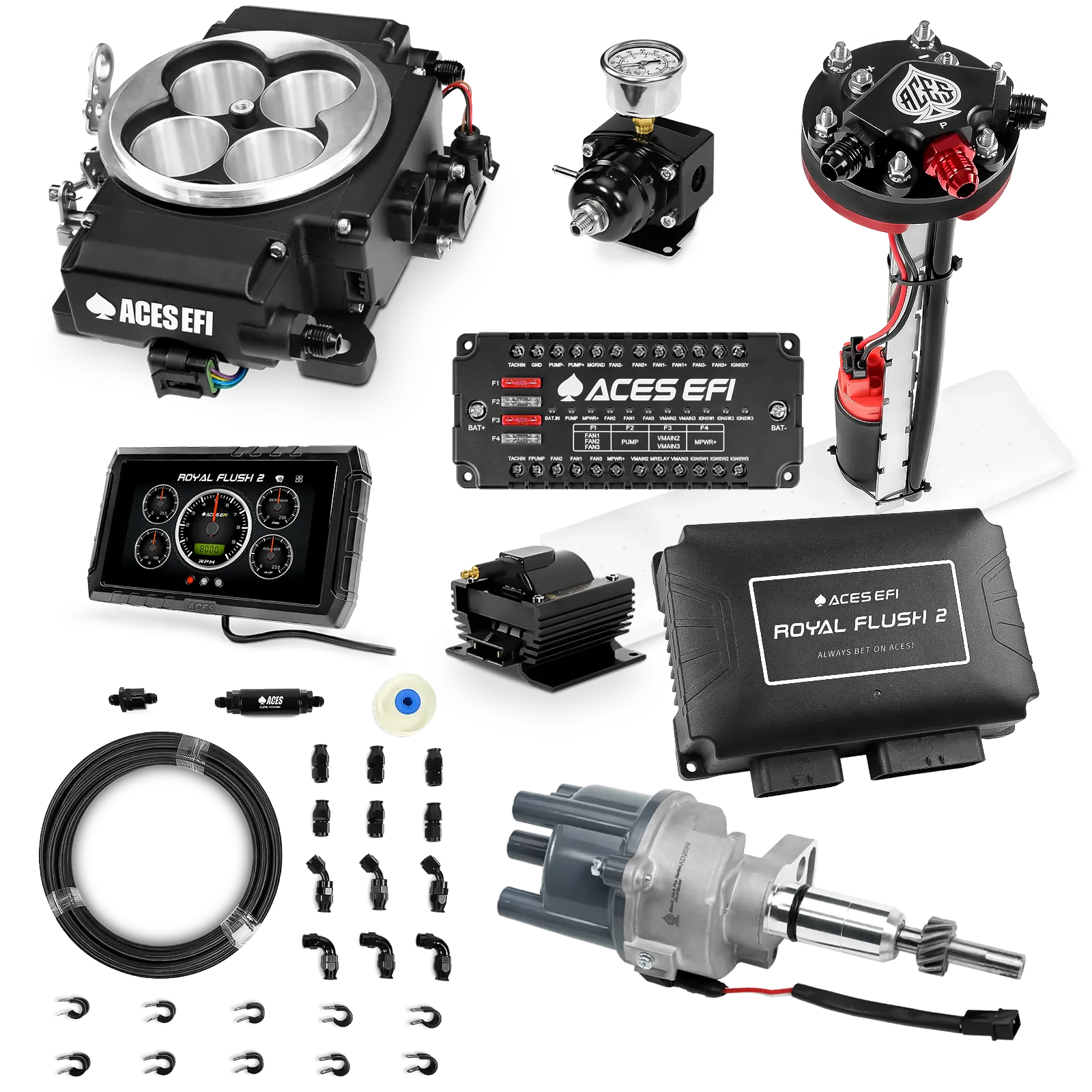 Royal Flush 2 EFI/CDI Master Kits (Black)