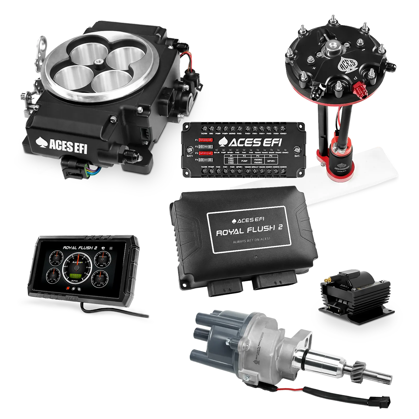 Royal Flush 2 EFI/CDI Master Kits (Black)