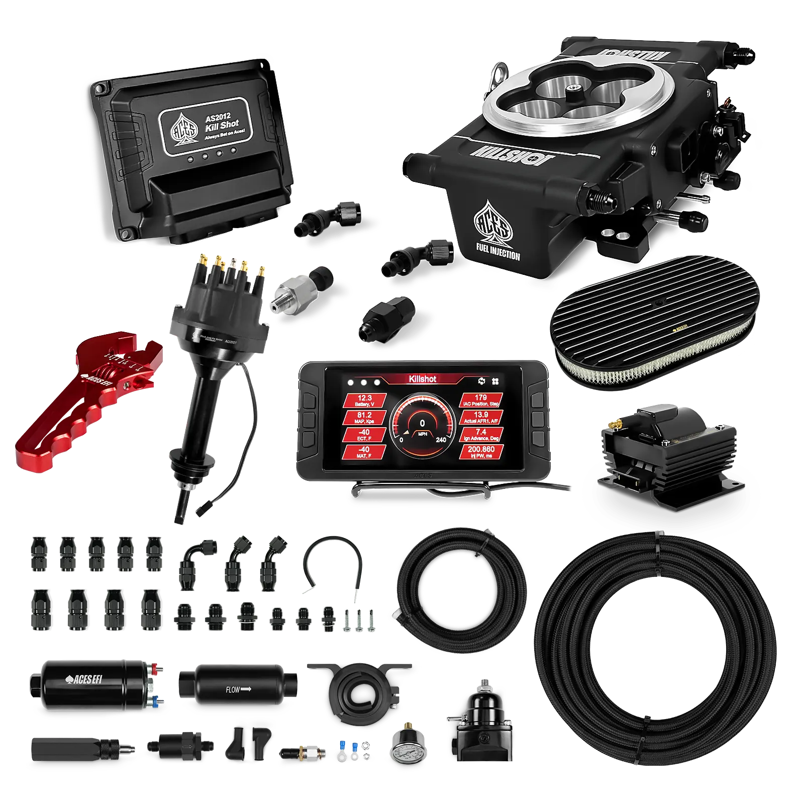 Killshot 4-bbl EFI Ultra Kit (Black)