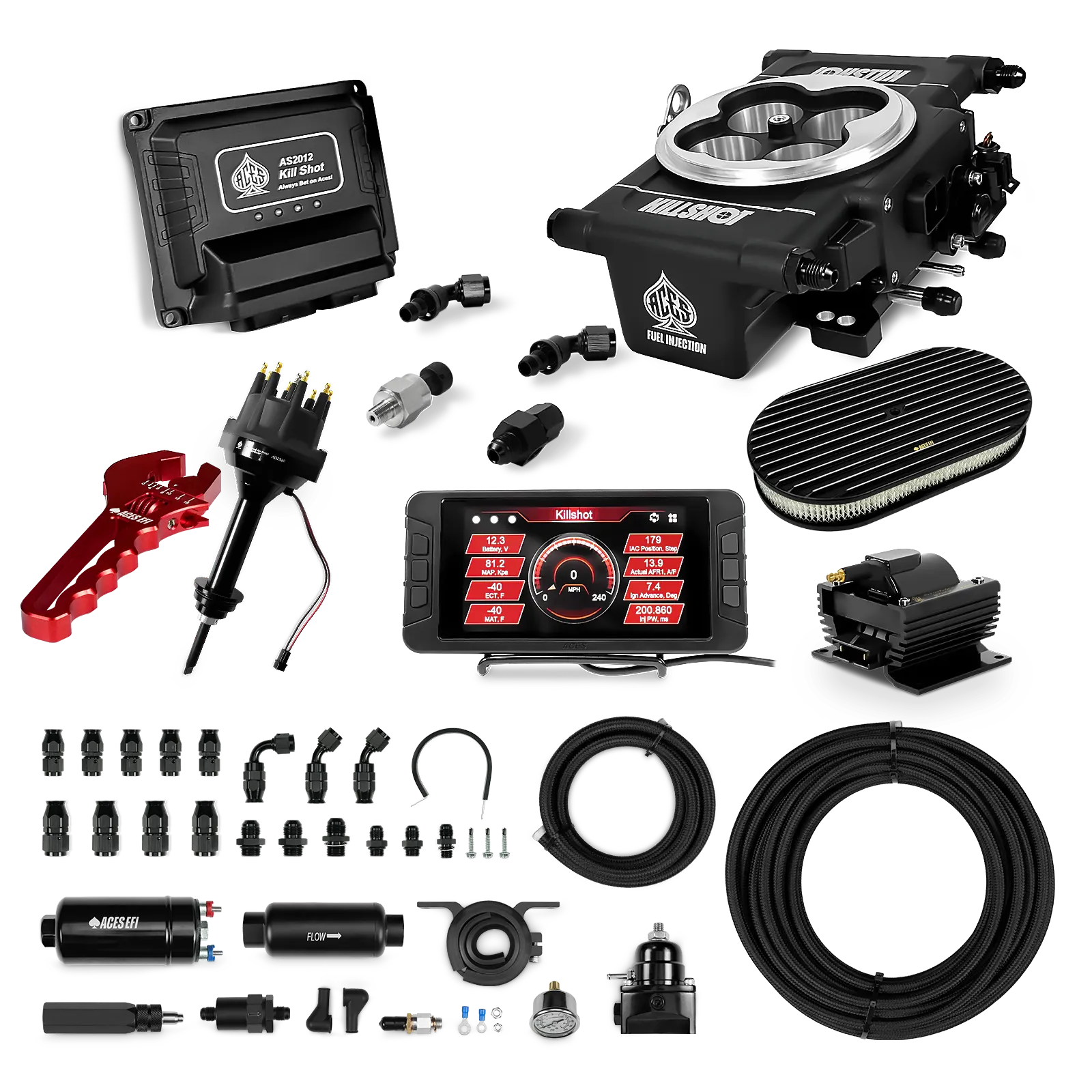 Killshot 4-bbl EFI Ultra Kit (Black)