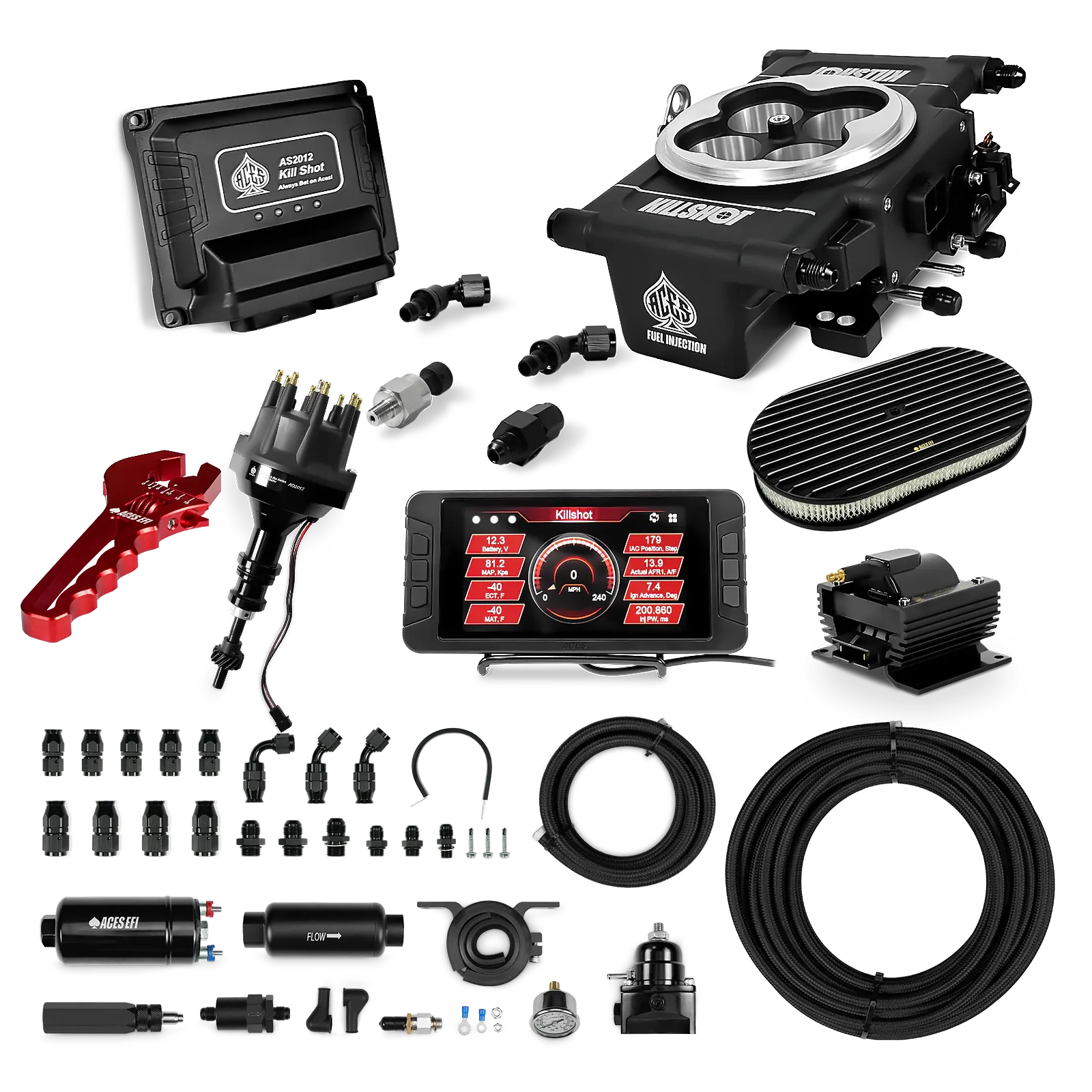 Killshot 4-bbl EFI Ultra Kit (Black)