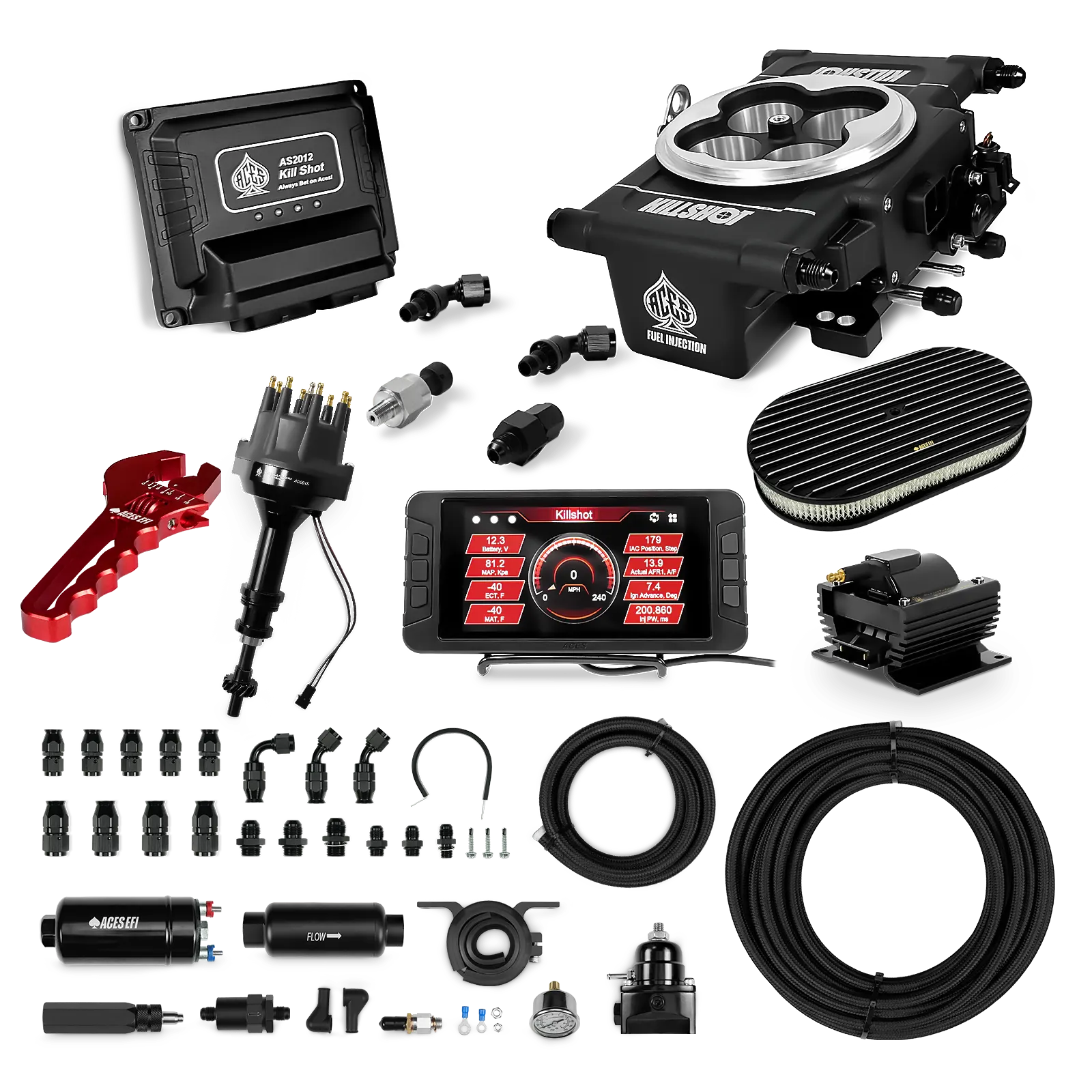 Killshot 4-bbl EFI Ultra Kit (Black)