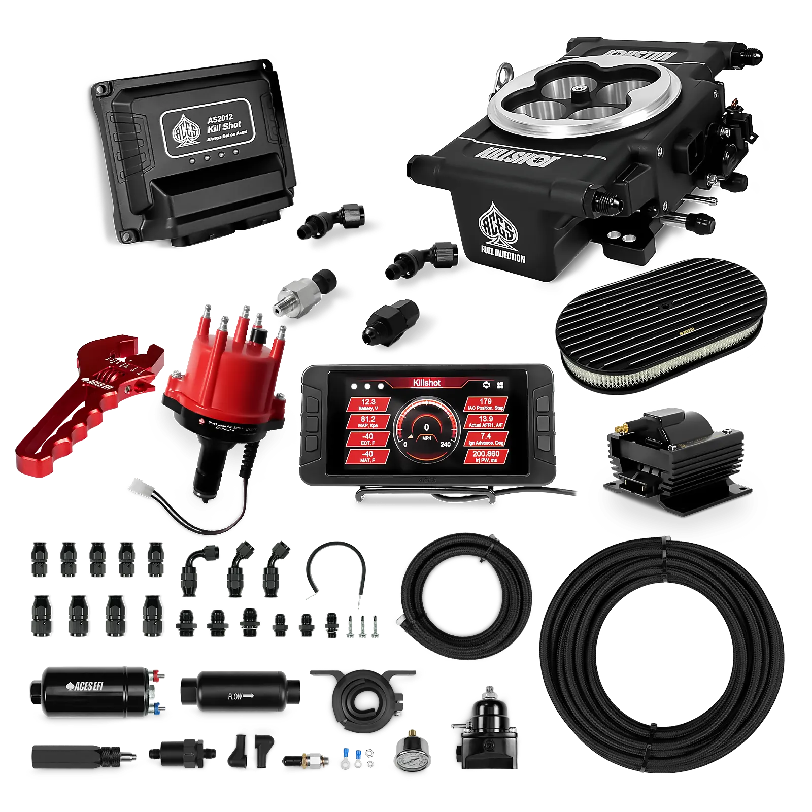 Killshot 4-bbl EFI Ultra Kit (Black)