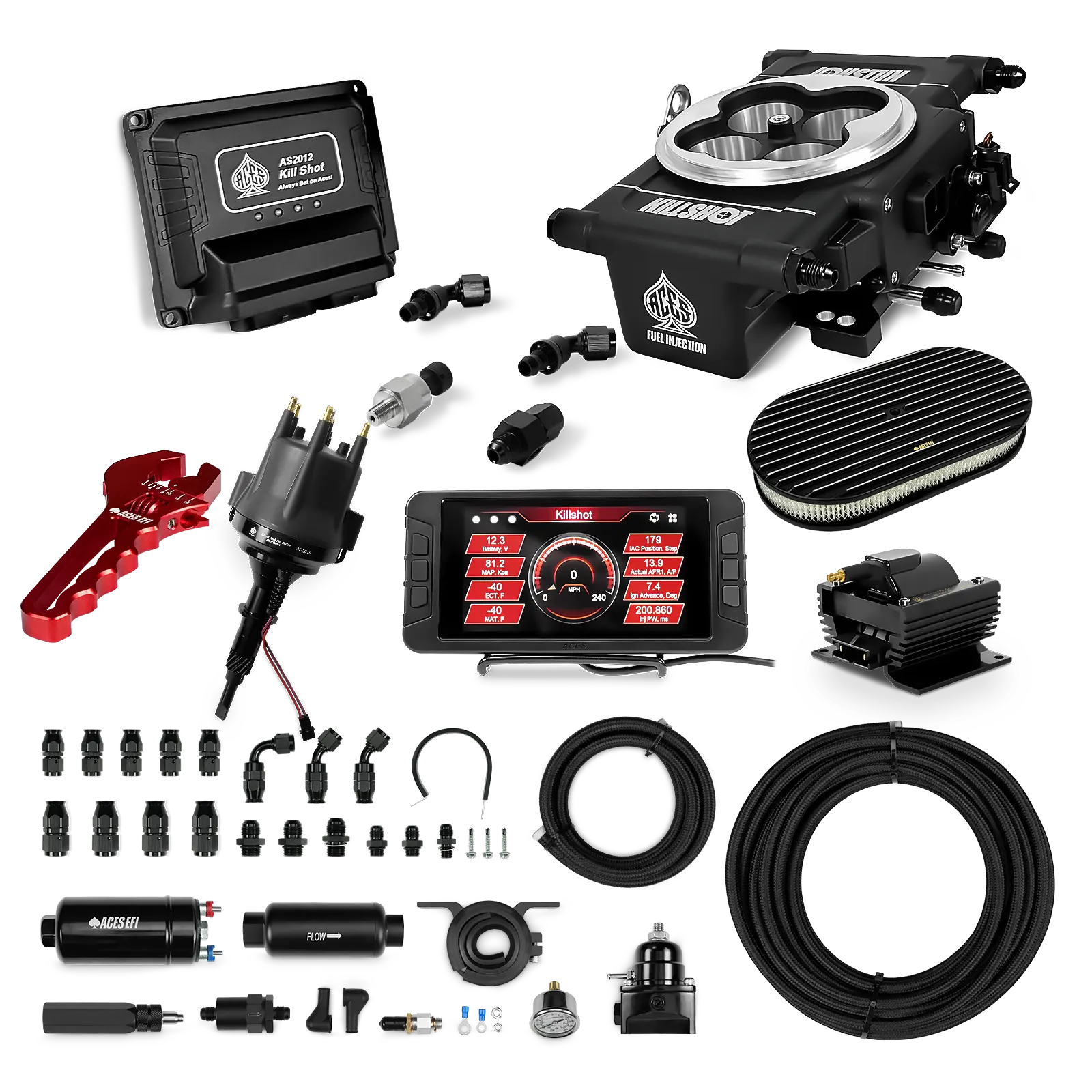 Killshot 4-bbl EFI Ultra Kit (Black)