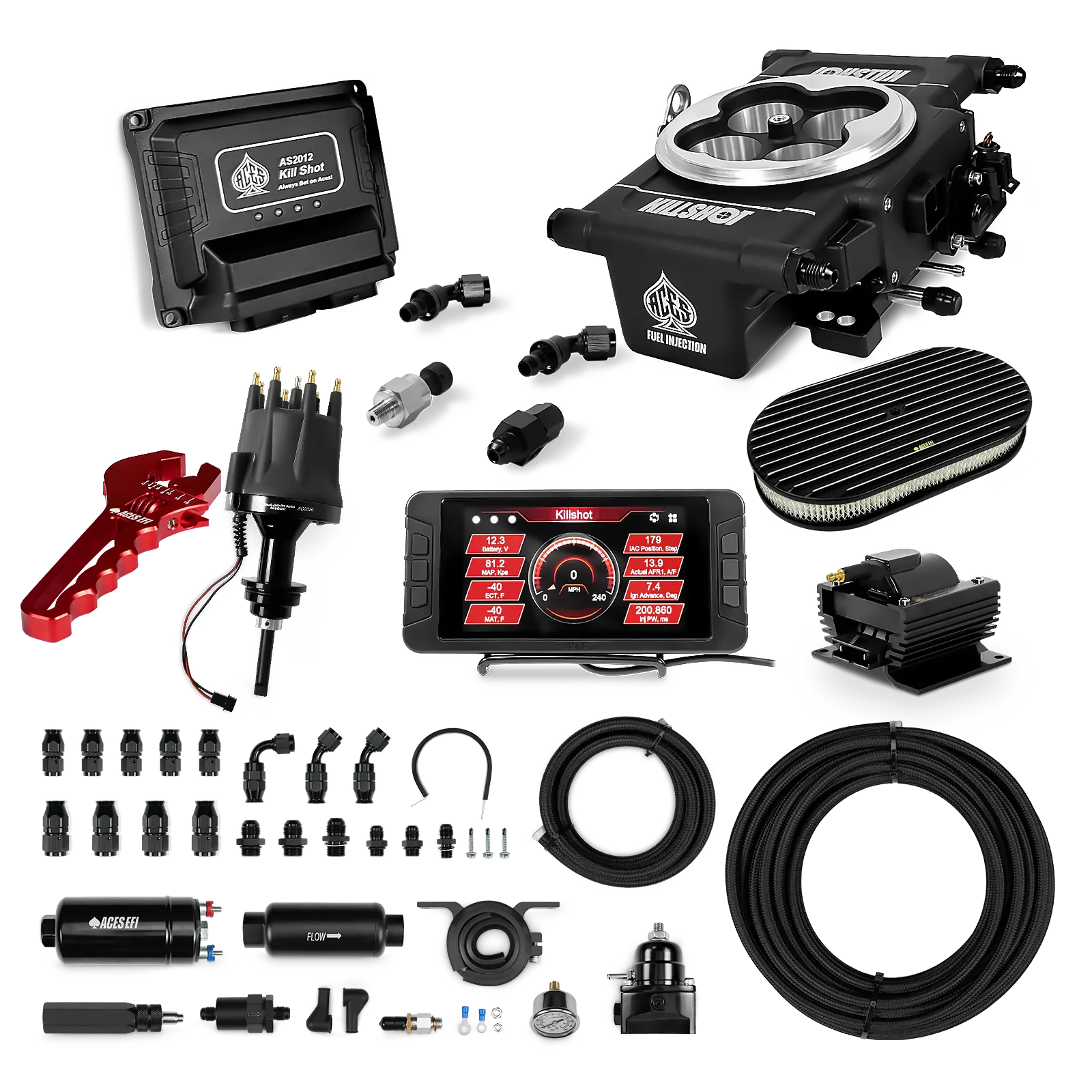 Killshot 4-bbl EFI Ultra Kit (Black)