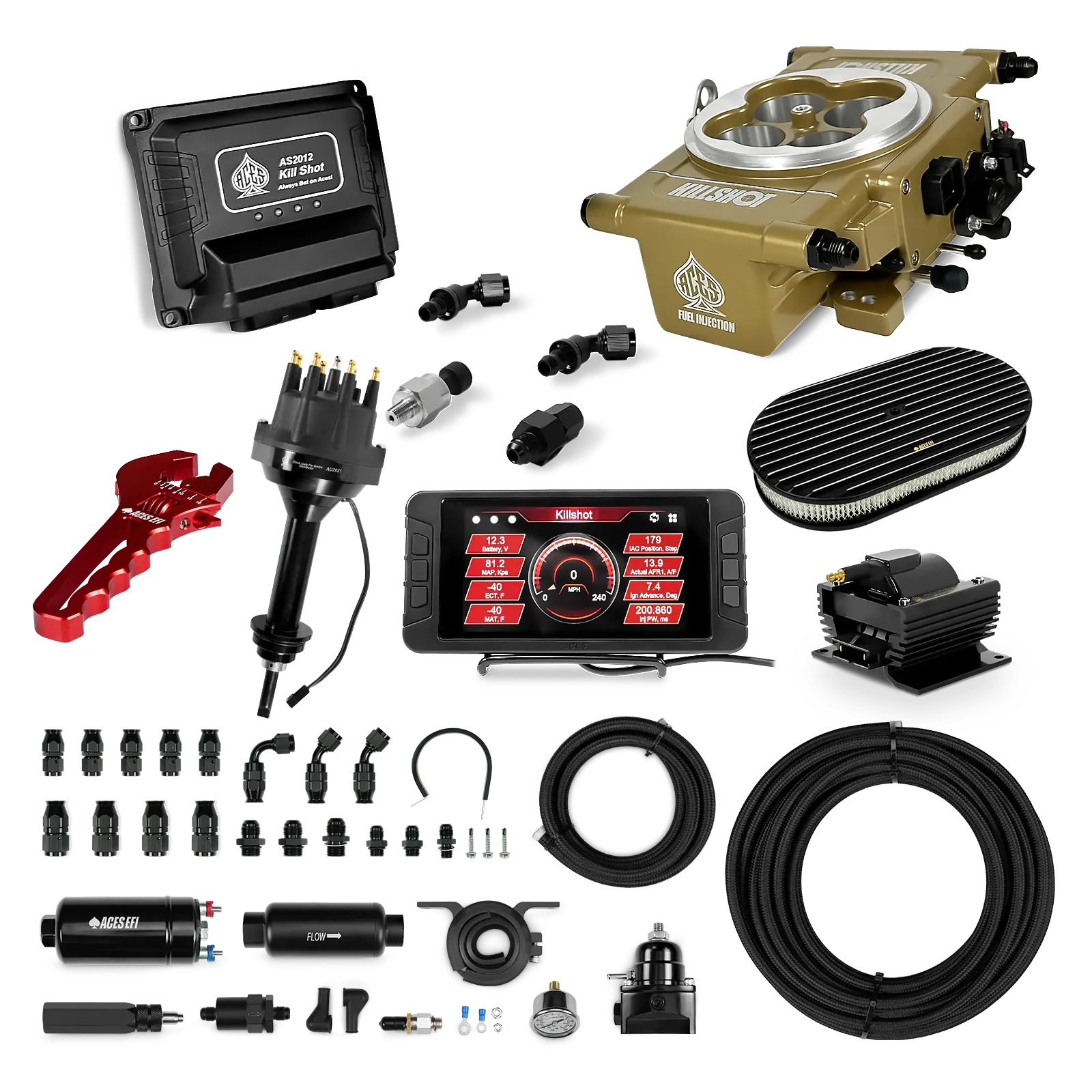 Killshot 4-bbl EFI Ultra Kit (Gold)