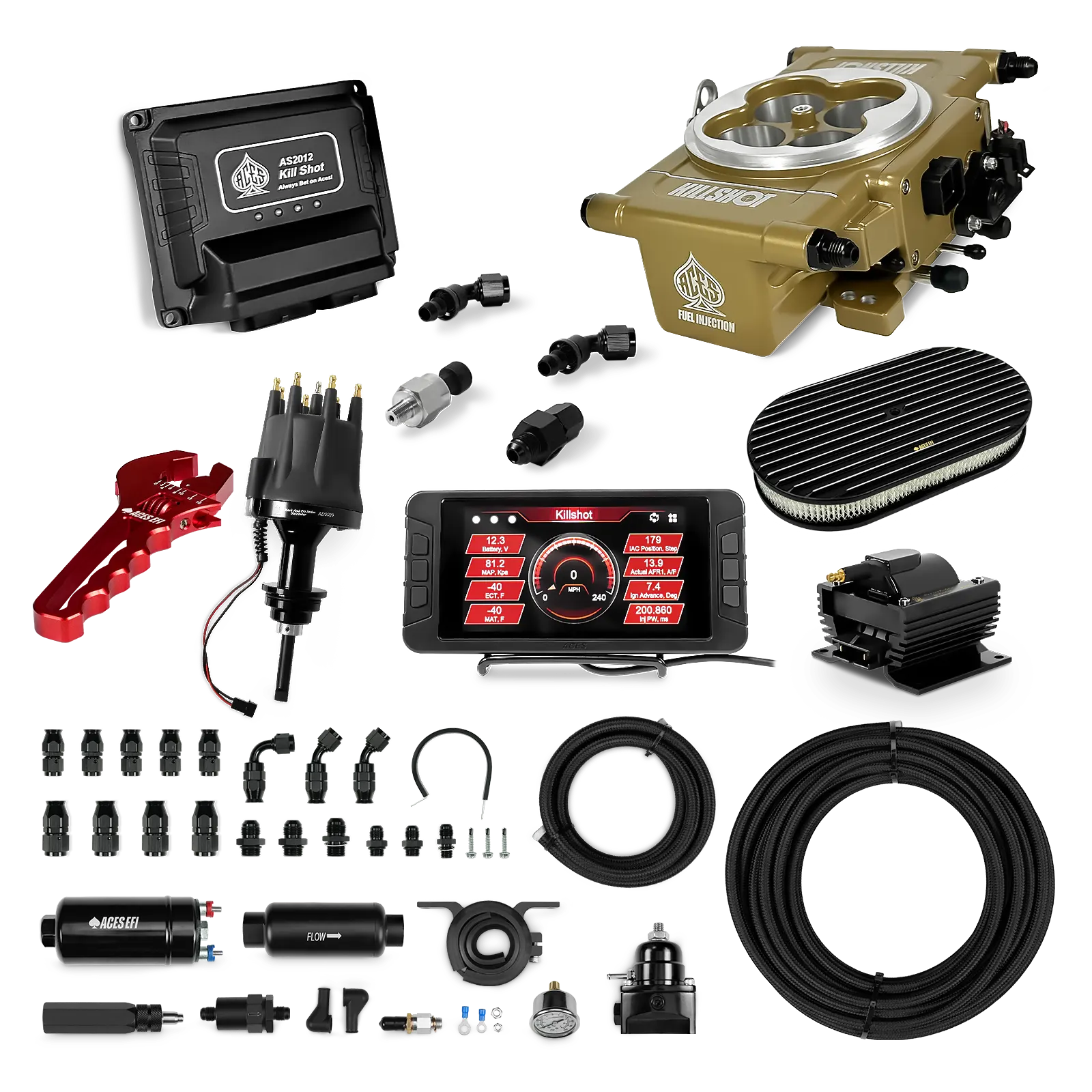 Killshot 4-bbl EFI Ultra Kit (Gold)