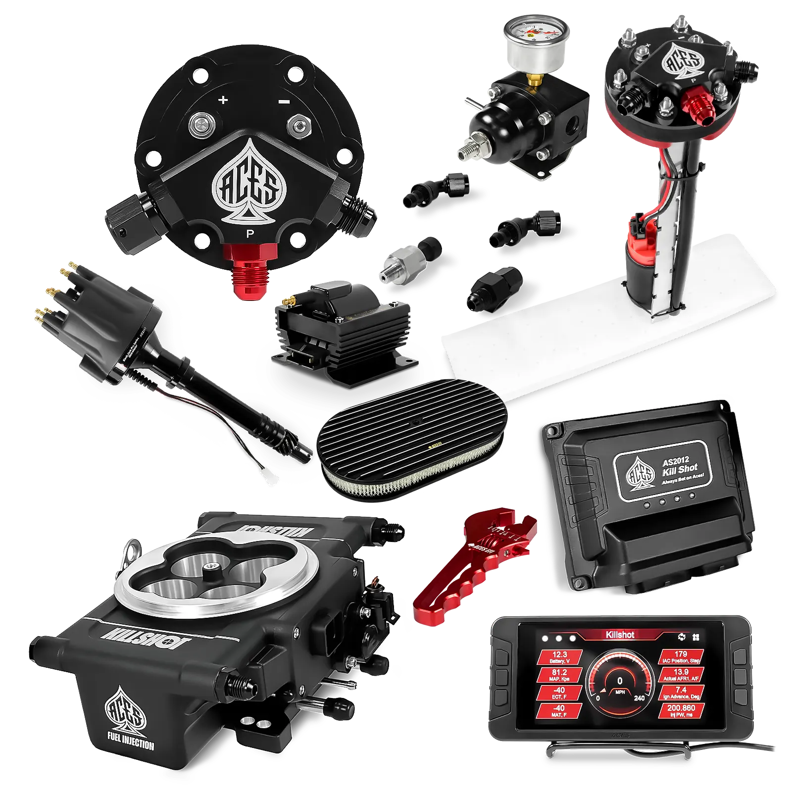 Killshot 4-bbl EFI Ultra Kit (Black)