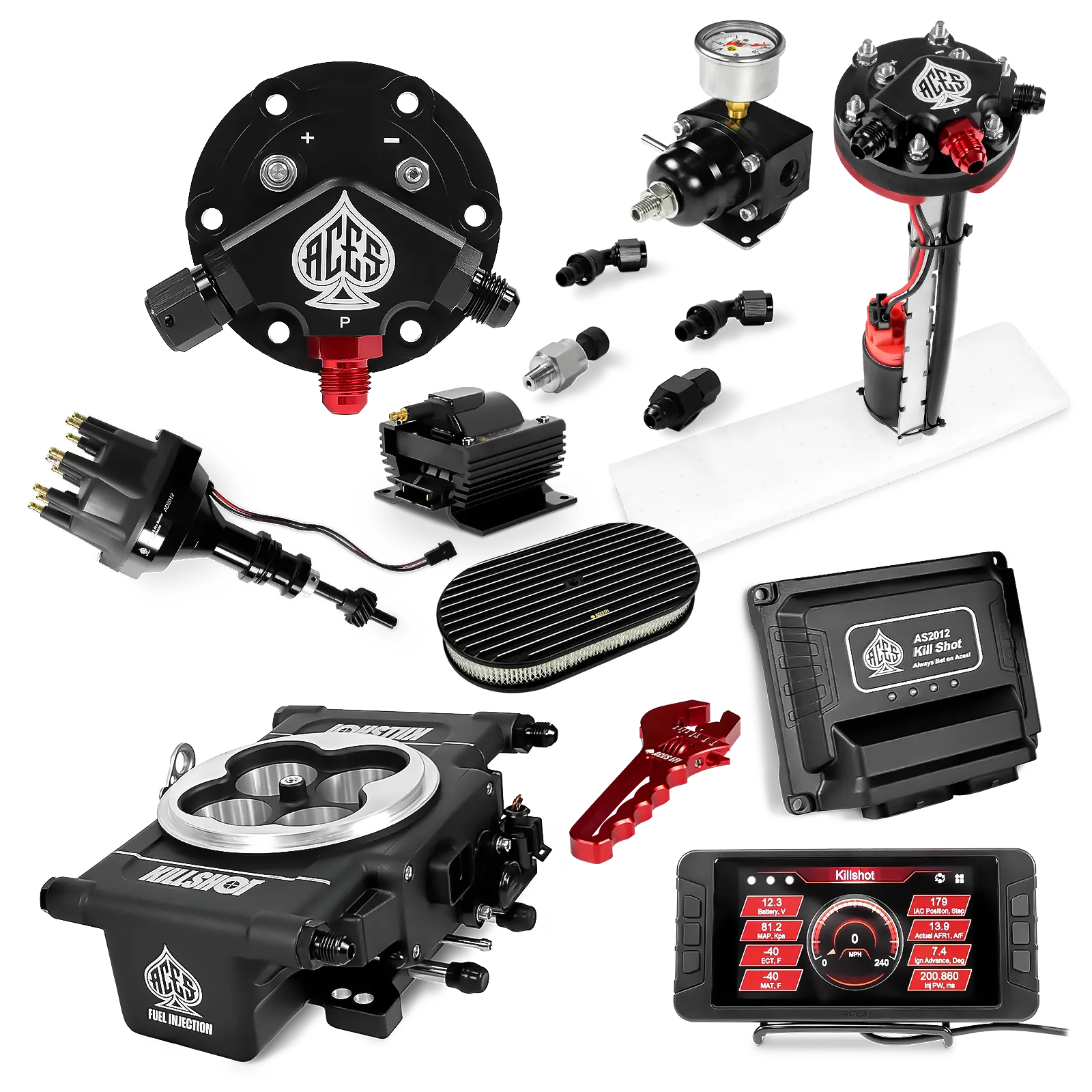 Killshot 4-bbl EFI Ultra Kit (Black)