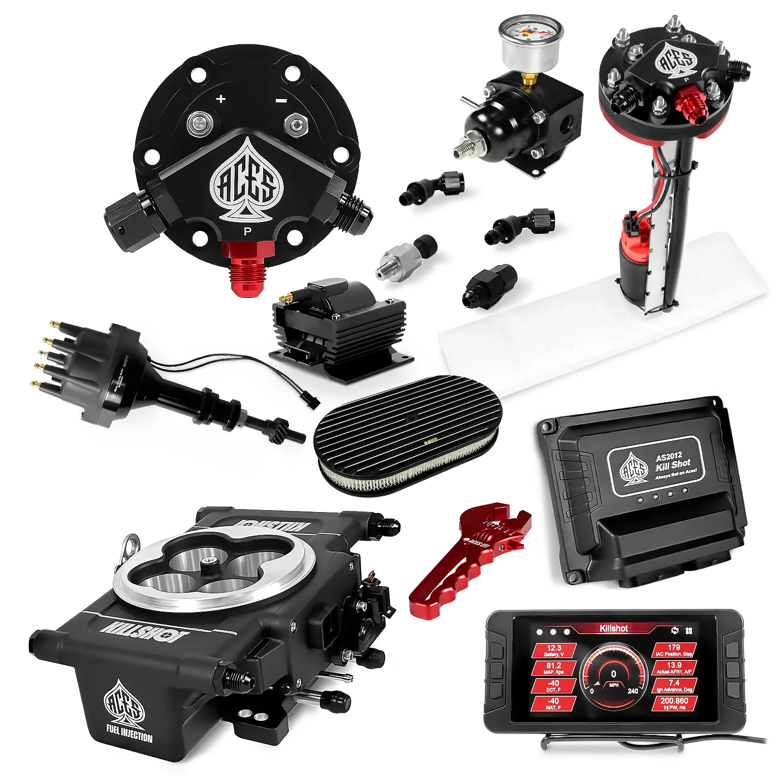 Killshot 4-bbl EFI Ultra Kit (Black)