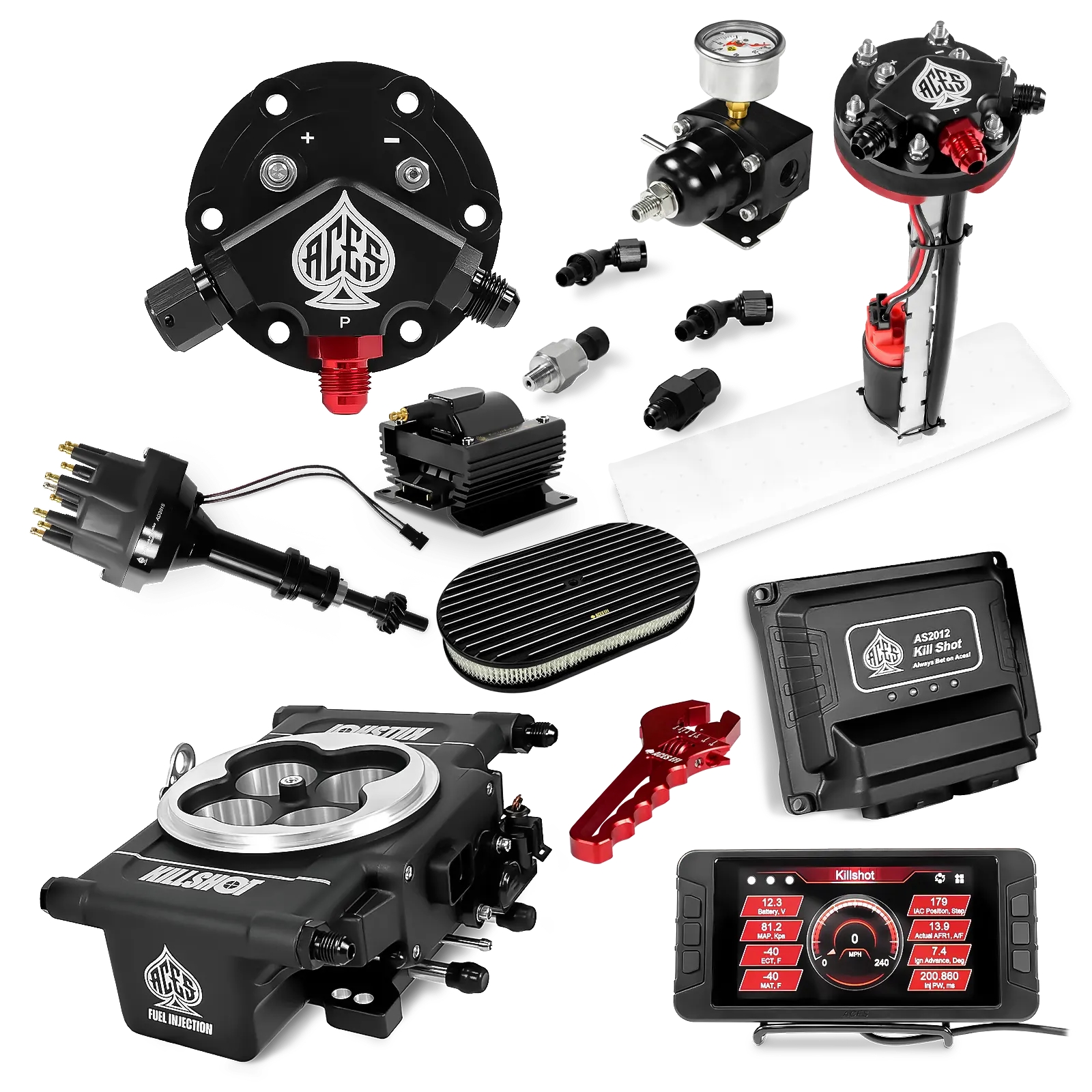 Killshot 4-bbl EFI Ultra Kit (Black)