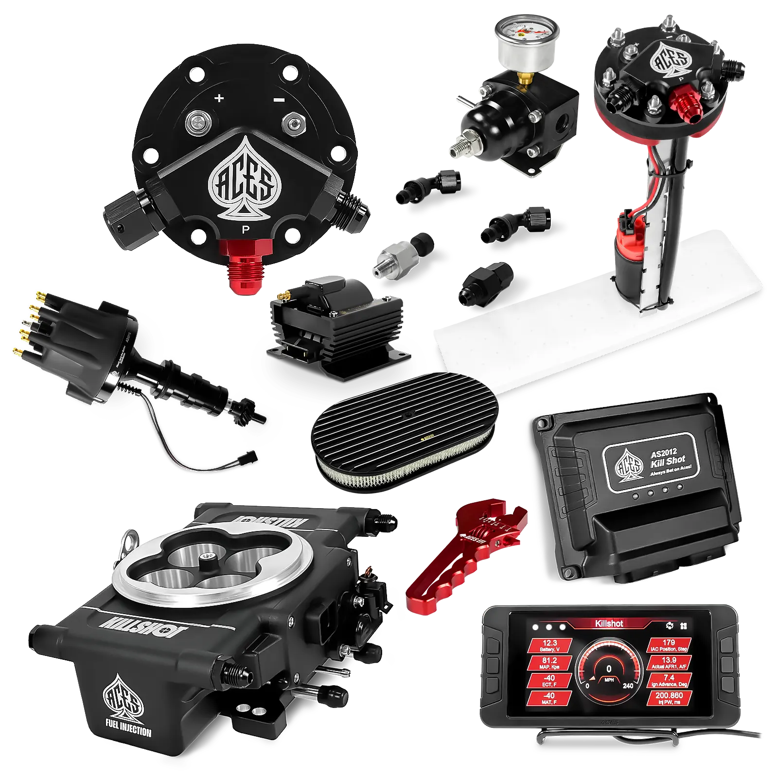 Killshot 4-bbl EFI Ultra Kit (Black)