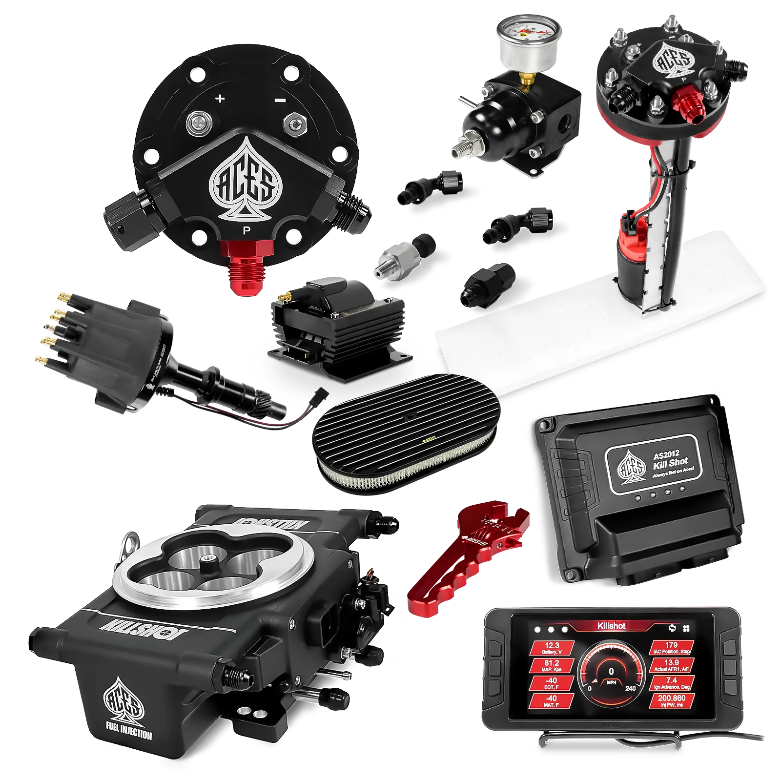 Killshot 4-bbl EFI Ultra Kit (Black)