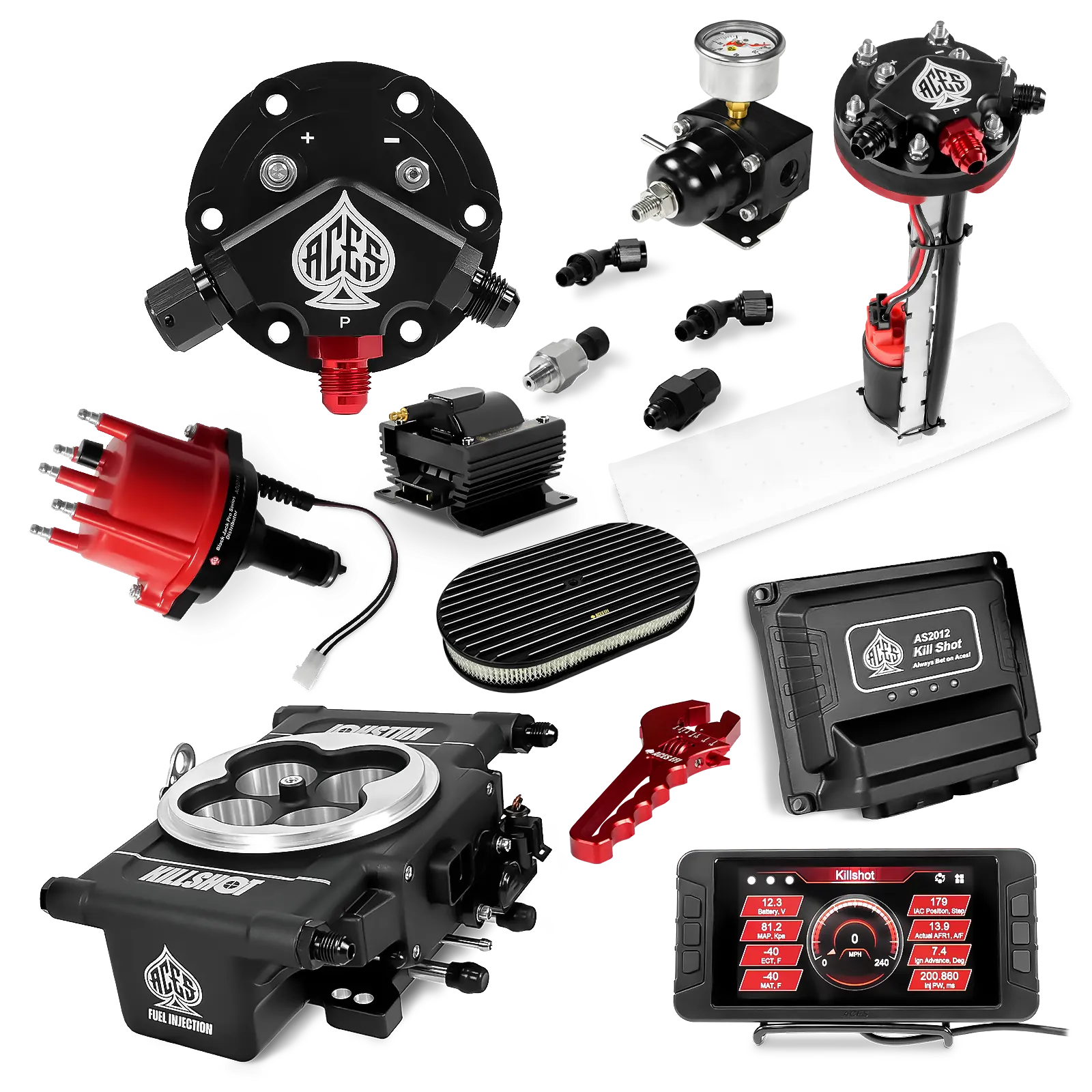 Killshot 4-bbl EFI Ultra Kit (Black)