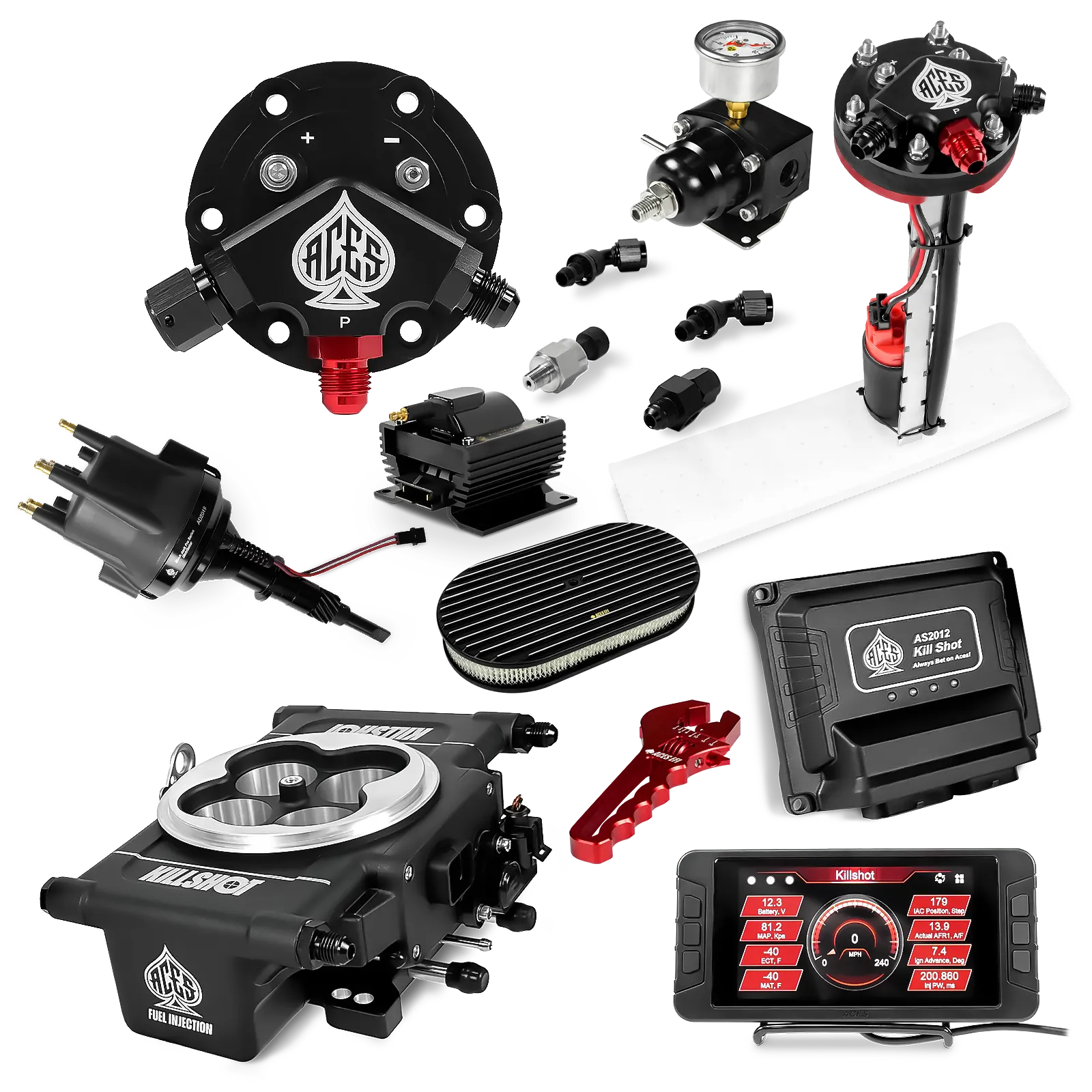 Killshot 4-bbl EFI Ultra Kit (Black)