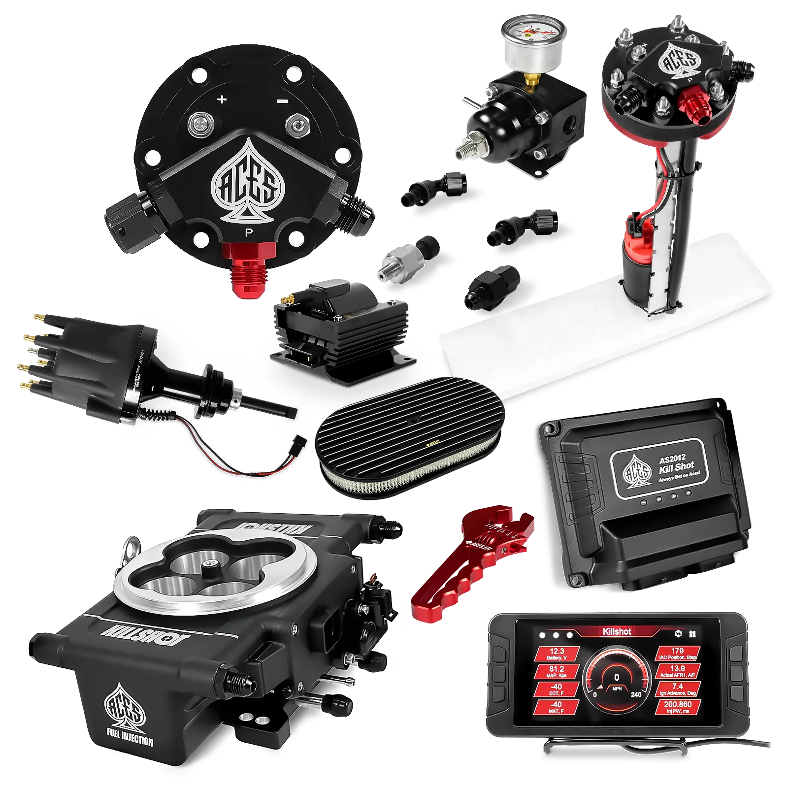 Killshot 4-bbl EFI Ultra Kit (Black)