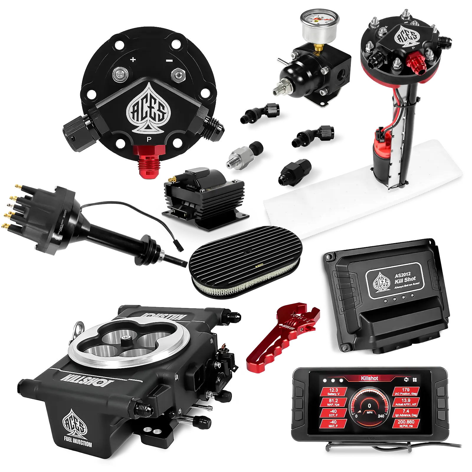 Killshot 4-bbl EFI Ultra Kit (Black)