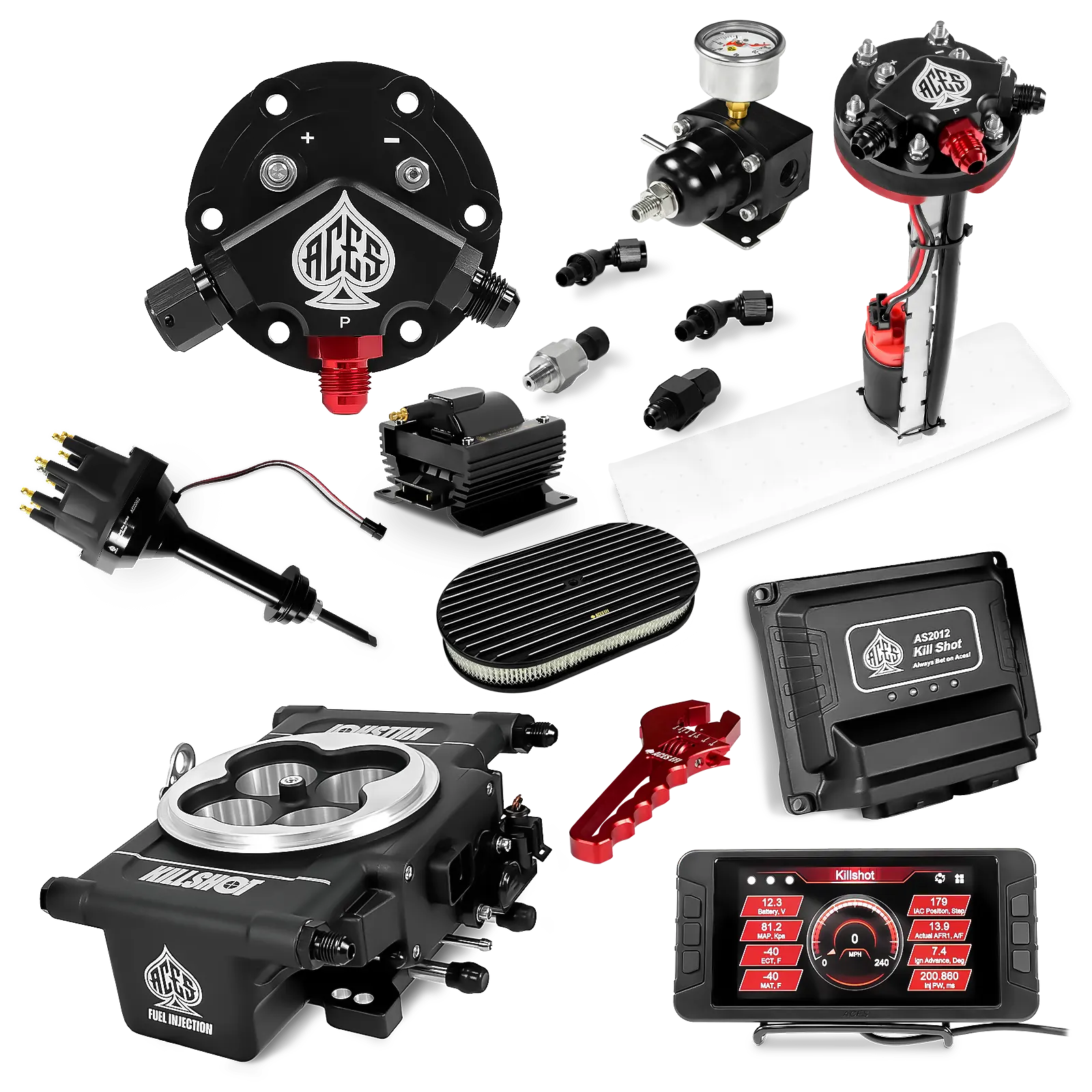 Killshot 4-bbl EFI Ultra Kit (Black)