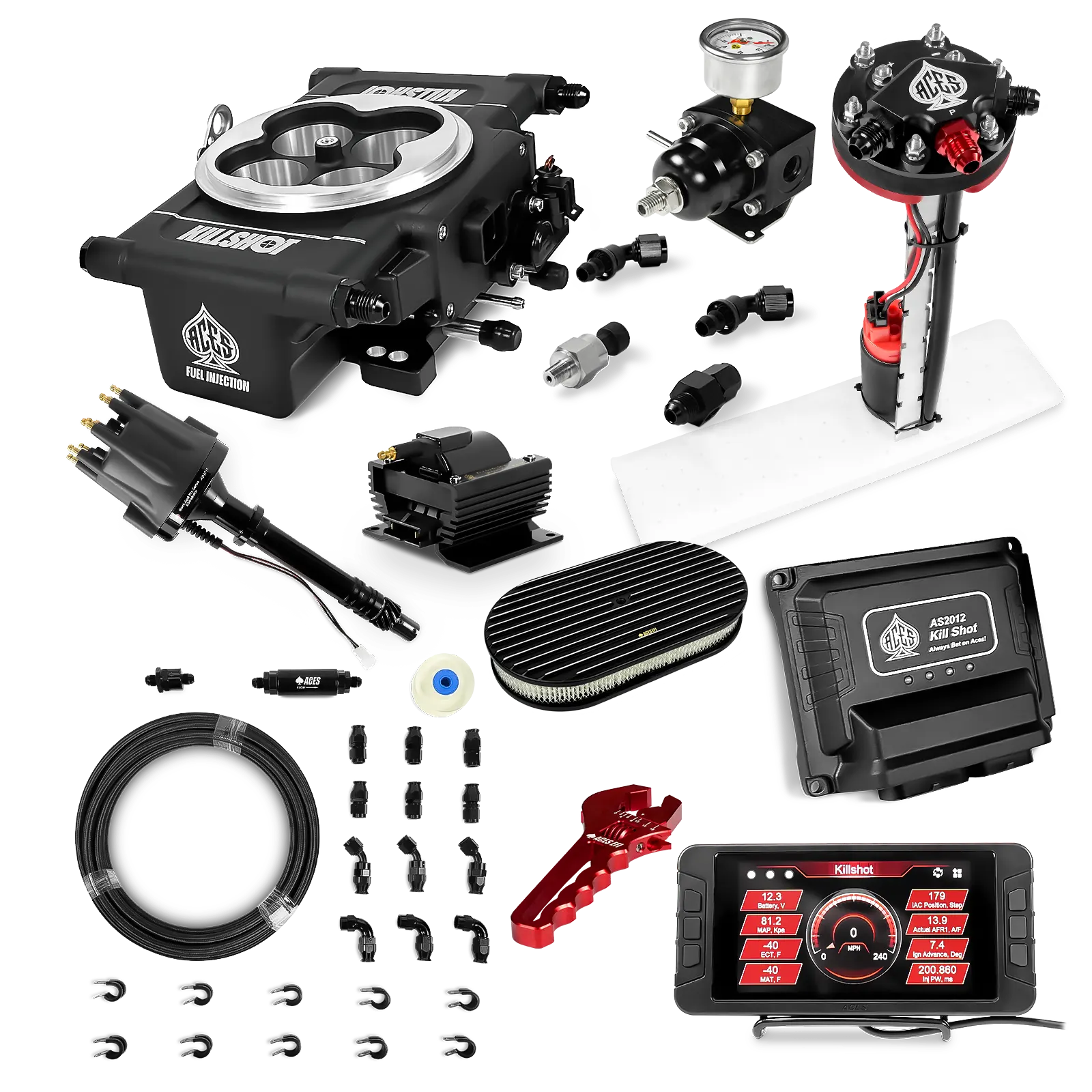 Killshot 4-bbl EFI Ultra Kit (Black)