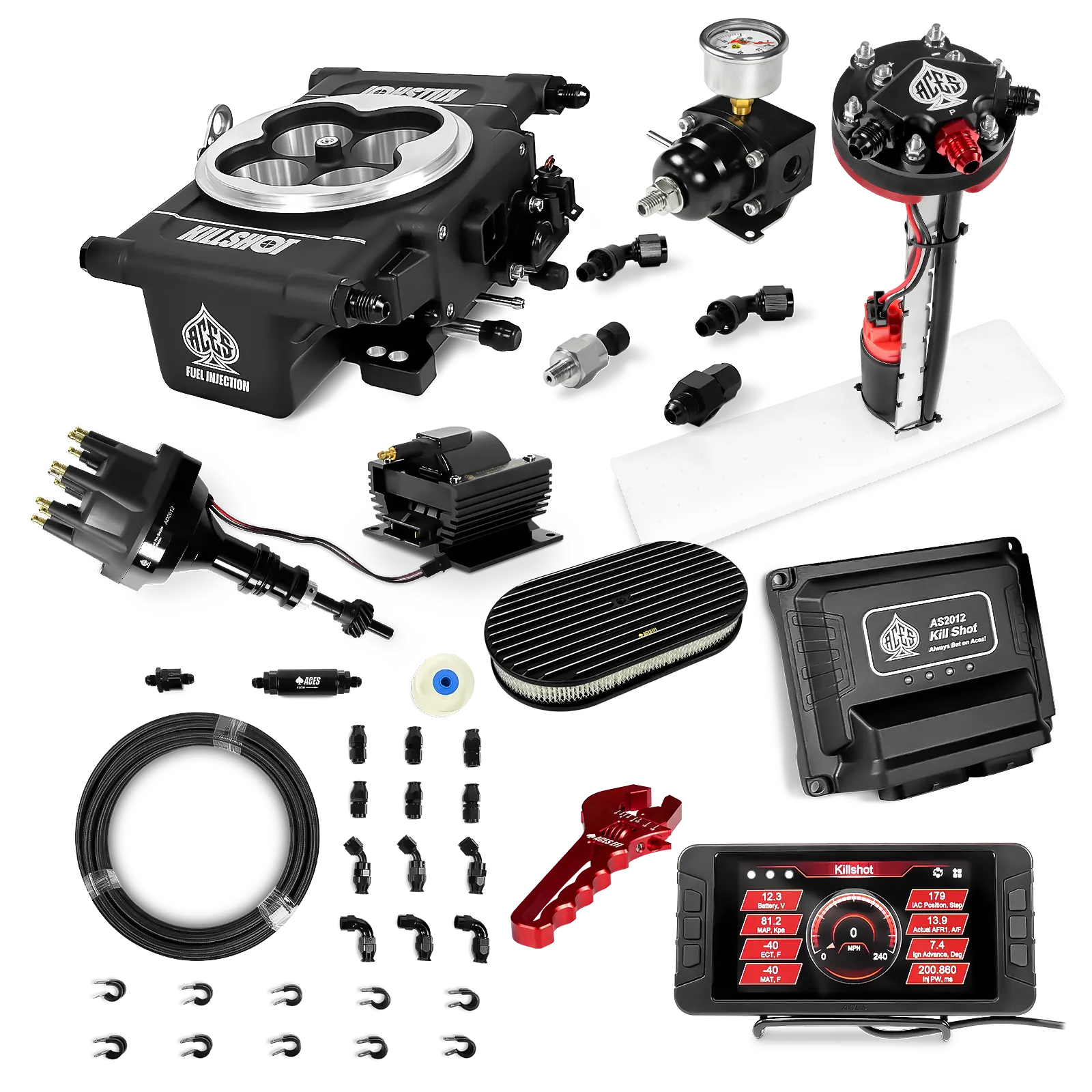 Killshot 4-bbl EFI Ultra Kit (Black)