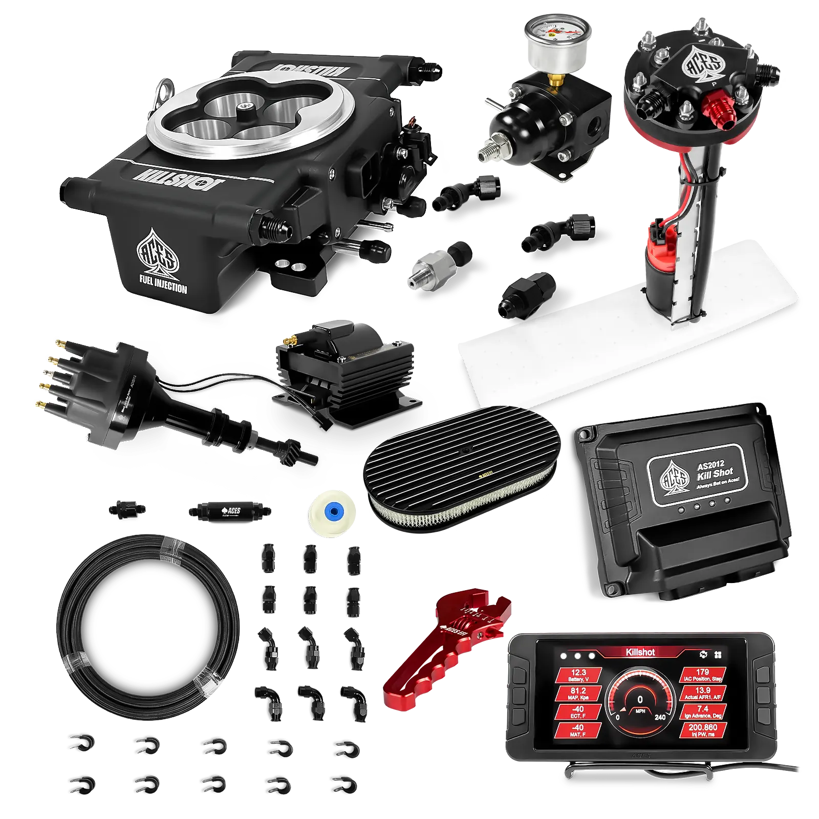 Killshot 4-bbl EFI Ultra Kit (Black)