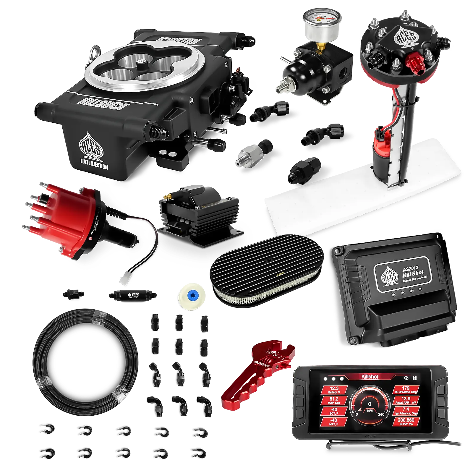 Killshot 4-bbl EFI Ultra Kit (Black)