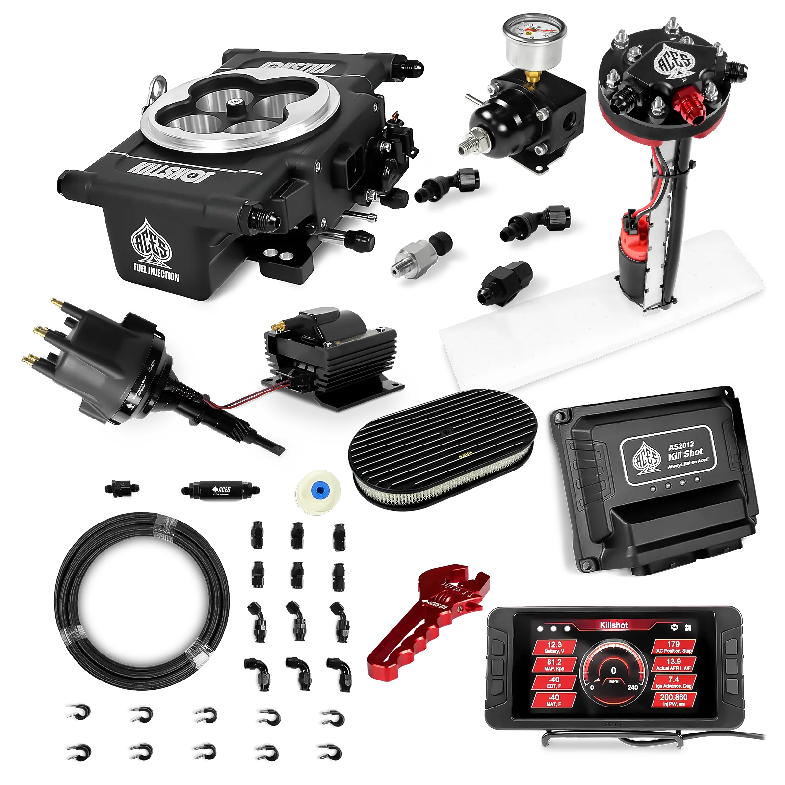 Killshot 4-bbl EFI Ultra Kit (Black)