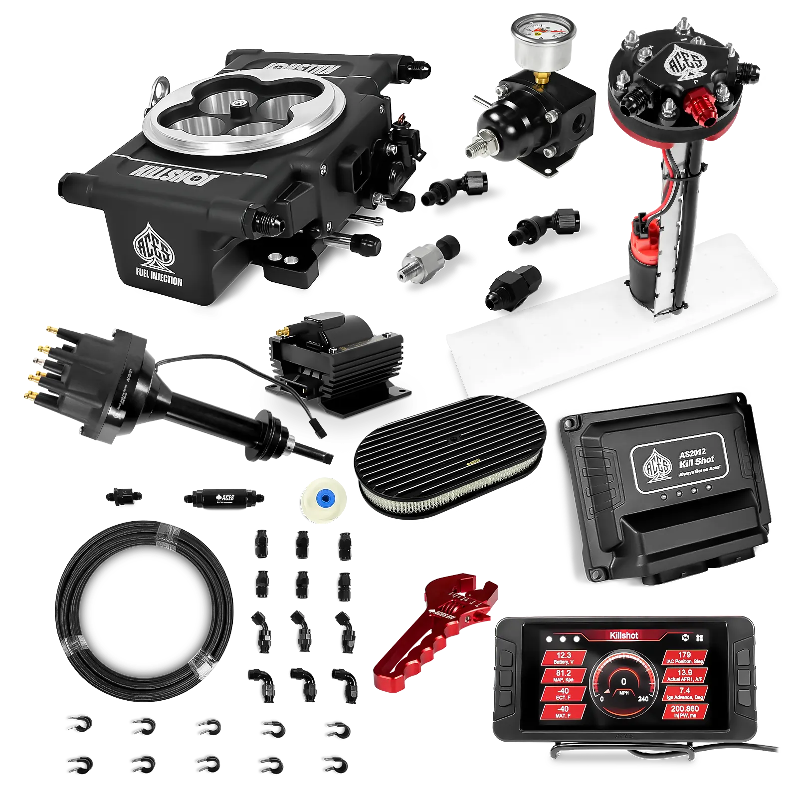 Killshot 4-bbl EFI Ultra Kit (Black)