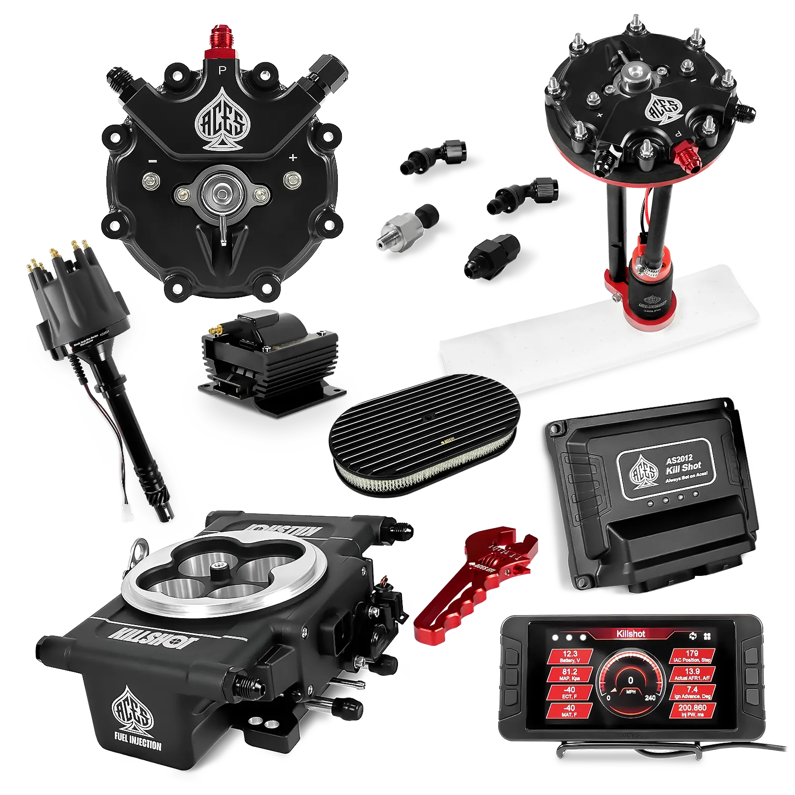 Killshot 4-bbl EFI Ultra Kit (Black)