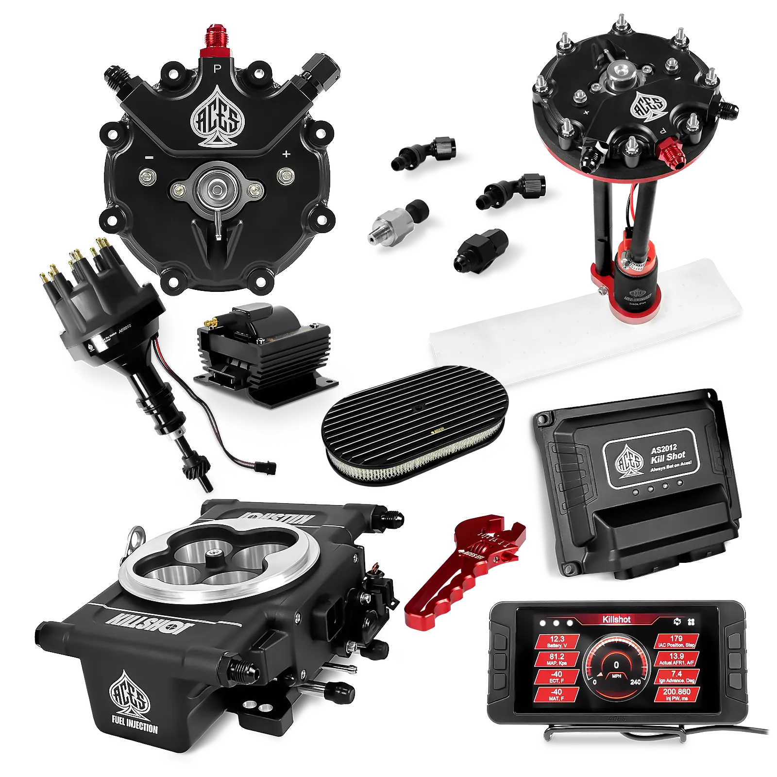 Killshot 4-bbl EFI Ultra Kit (Black)