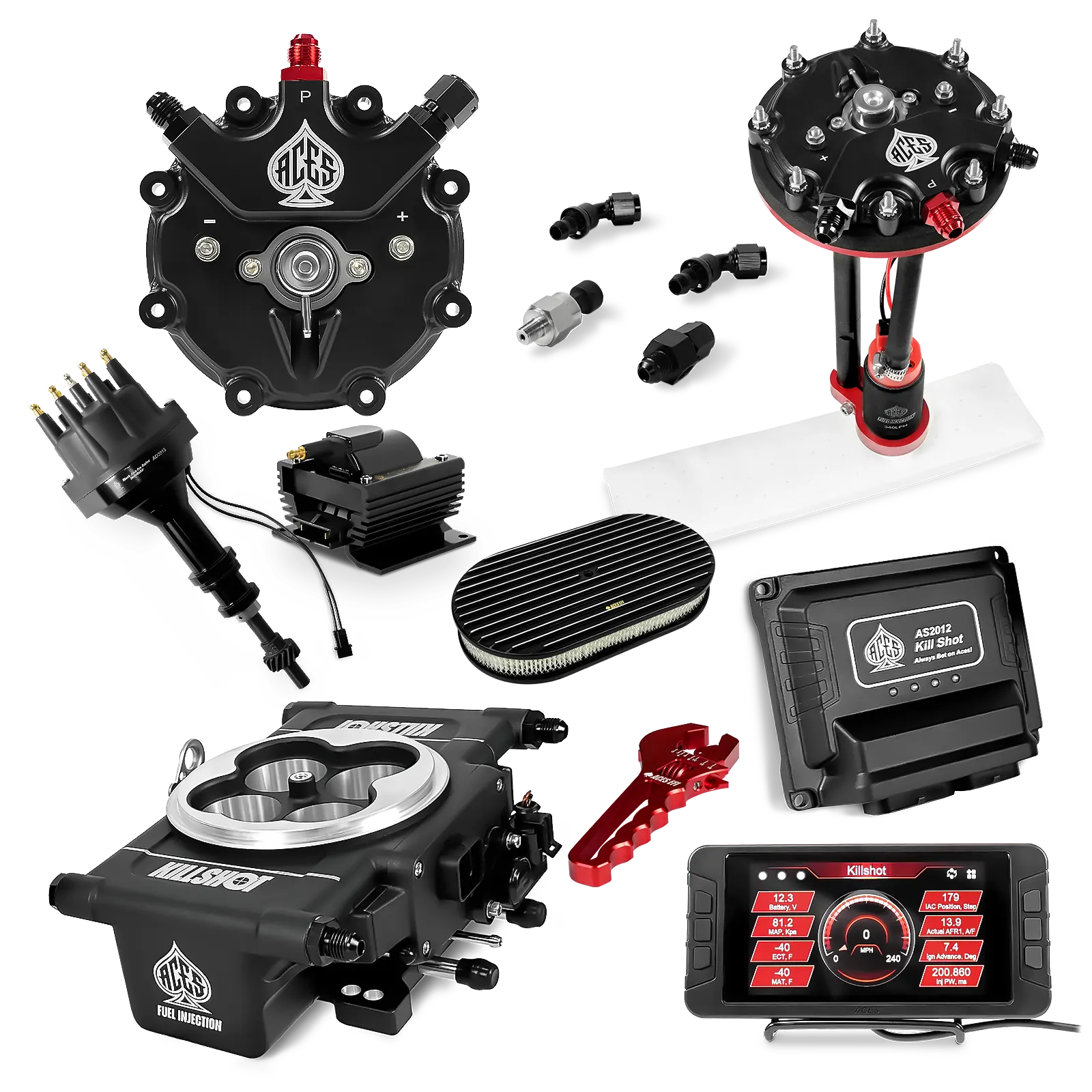 Killshot 4-bbl EFI Ultra Kit (Black)