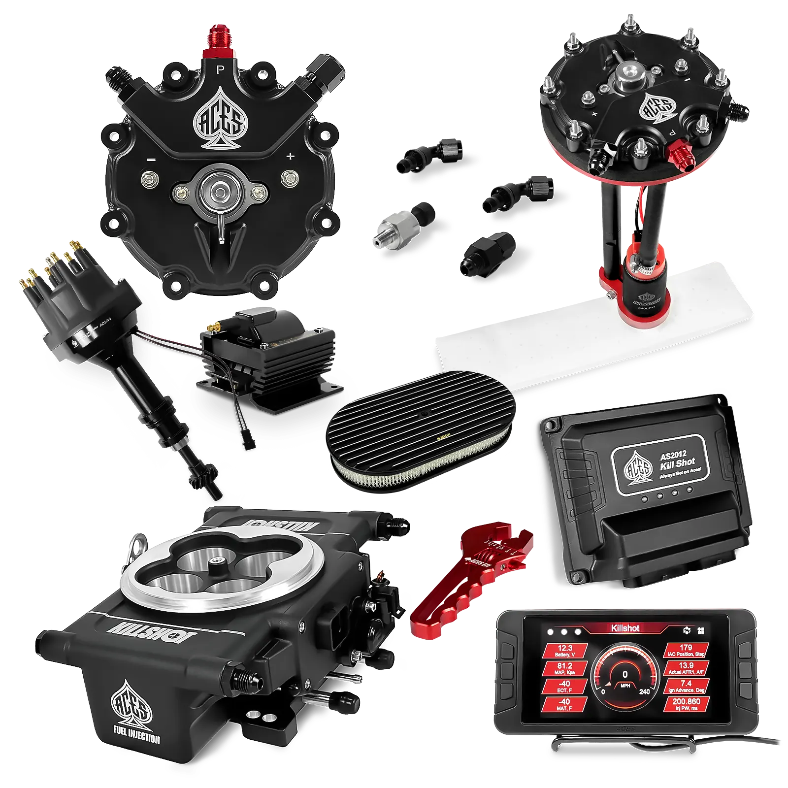 Killshot 4-bbl EFI Ultra Kit (Black)