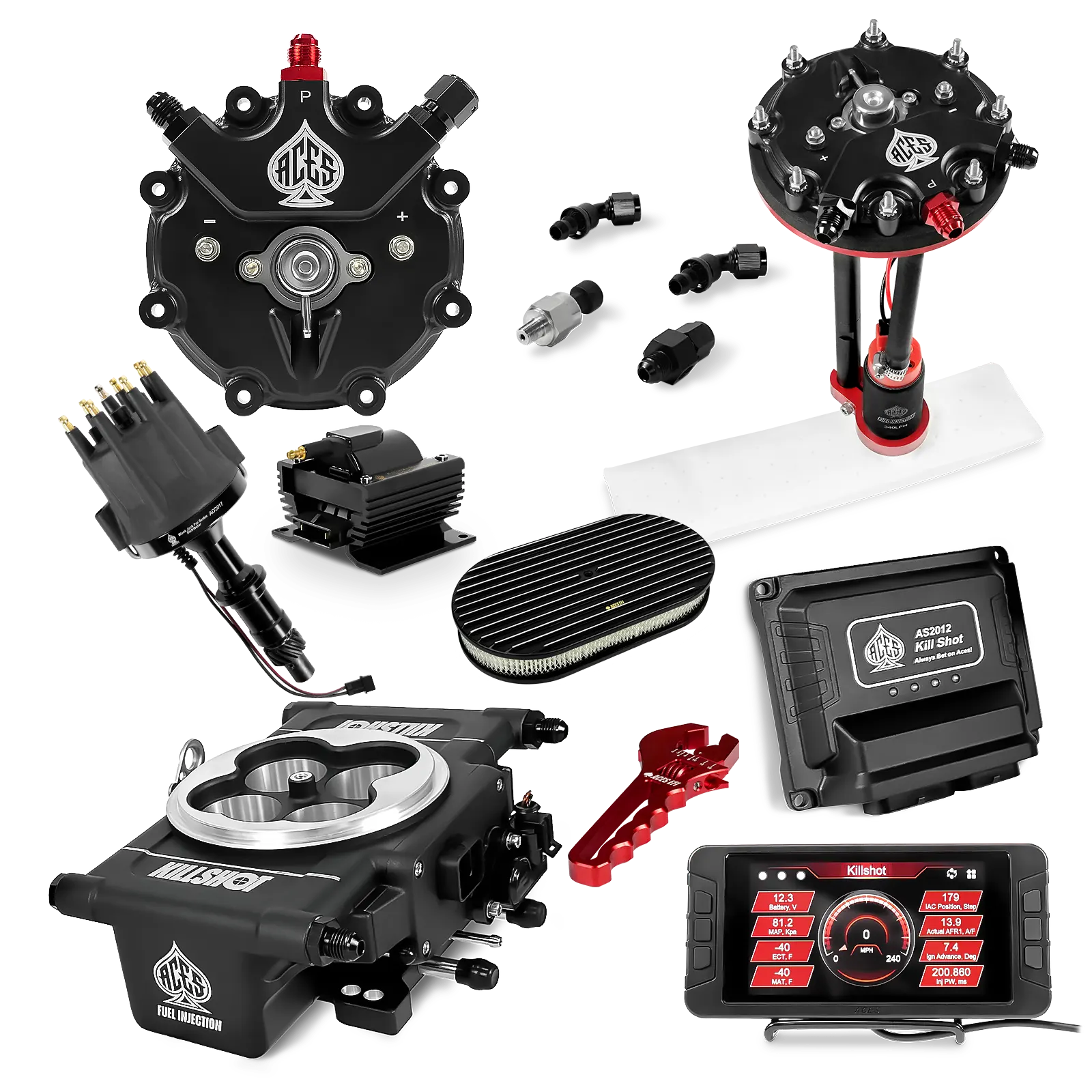 Killshot 4-bbl EFI Ultra Kit (Black)