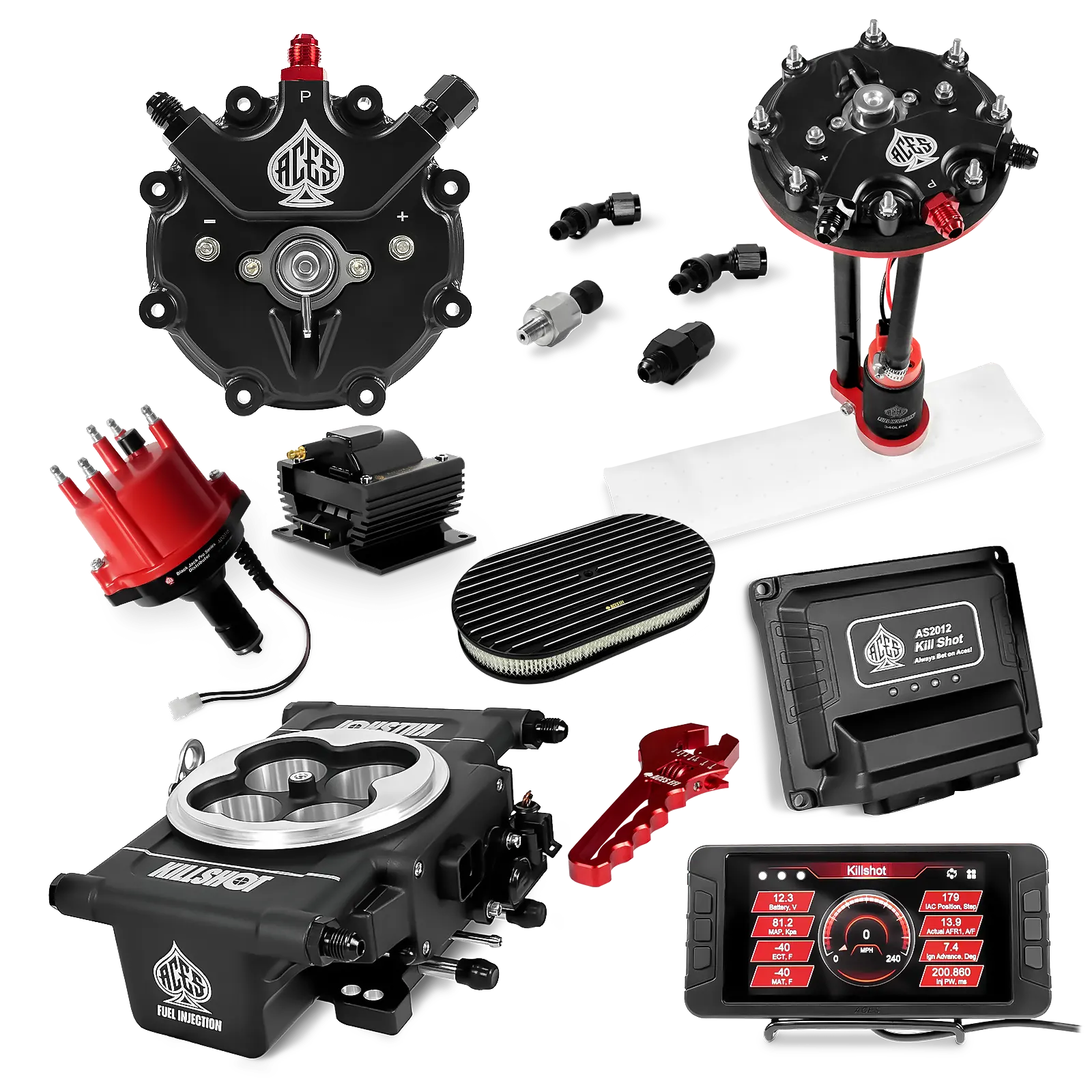 Killshot 4-bbl EFI Ultra Kit (Black)