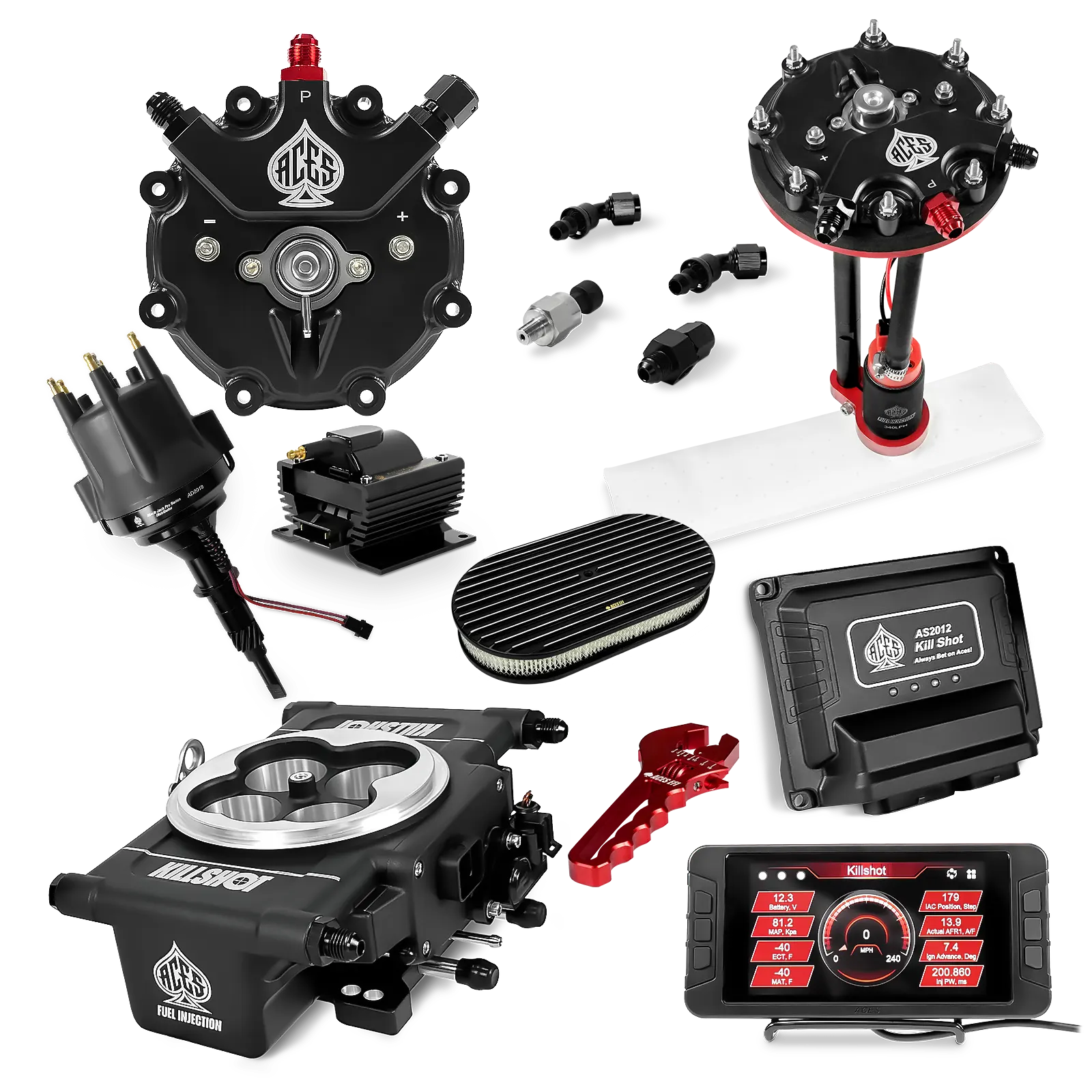 Killshot 4-bbl EFI Ultra Kit (Black)