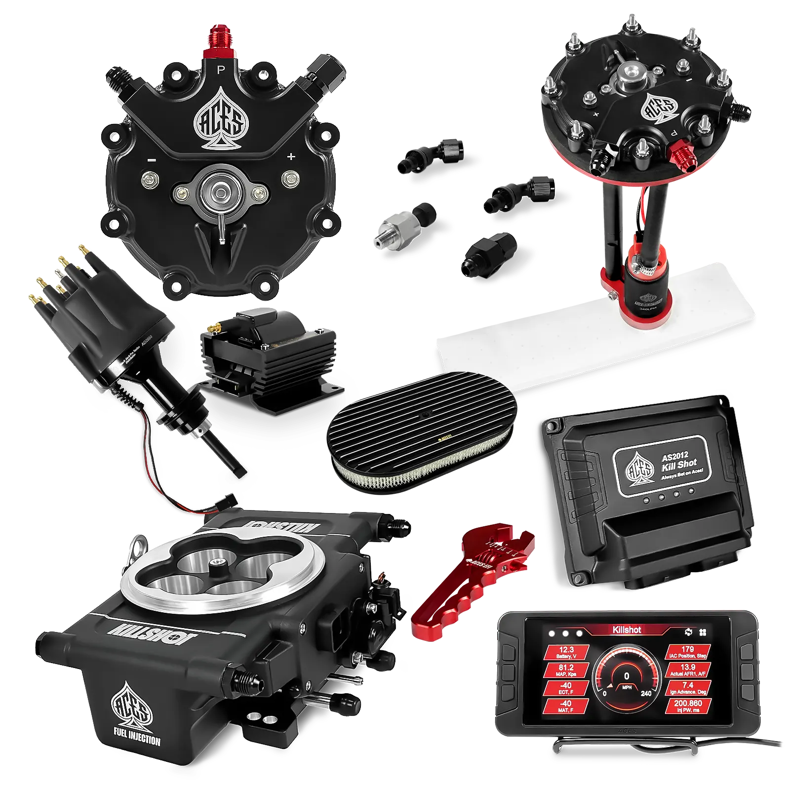 Killshot 4-bbl EFI Ultra Kit (Black)