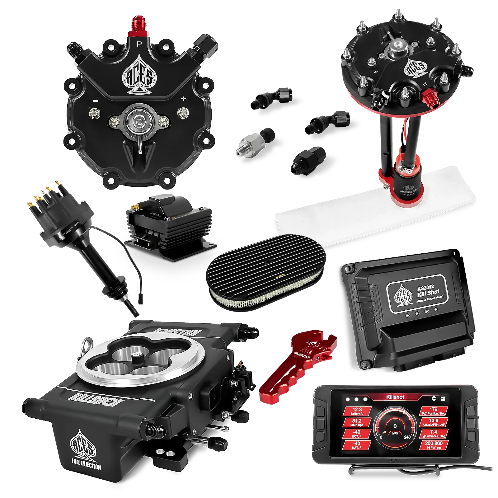 Killshot 4-bbl EFI Ultra Kit (Black)