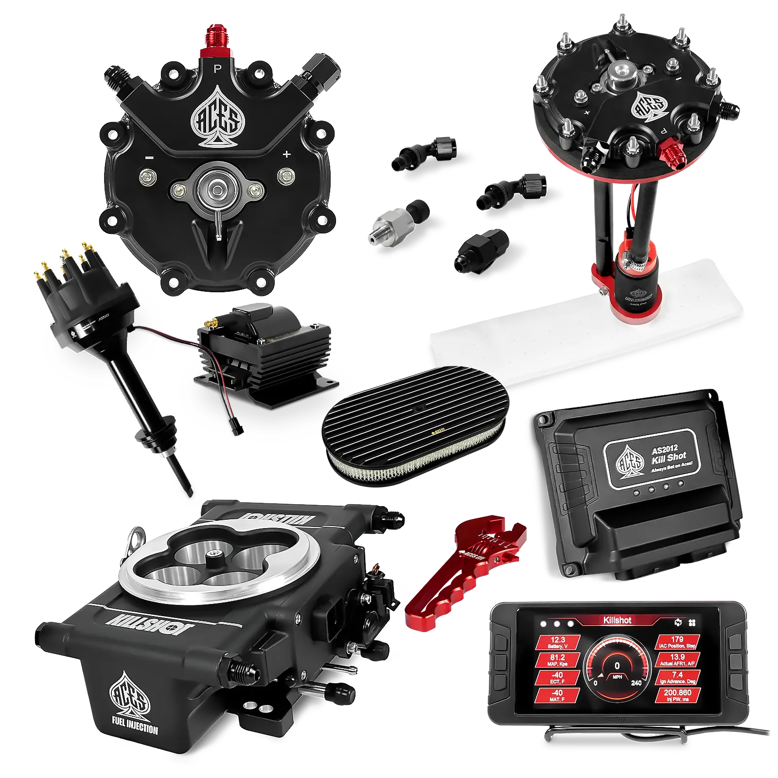 Killshot 4-bbl EFI Ultra Kit (Black)