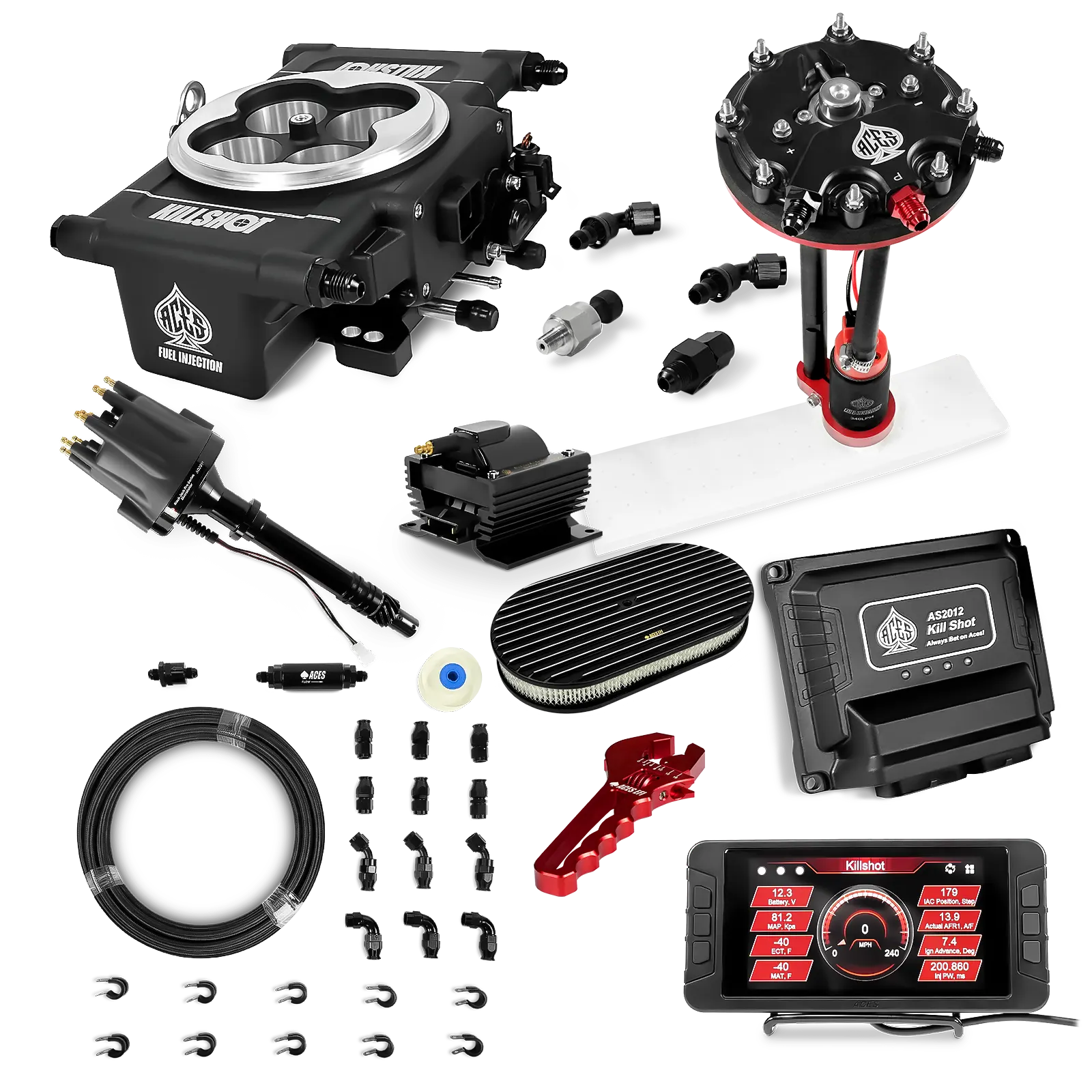 Killshot 4-bbl EFI Ultra Kit (Black)