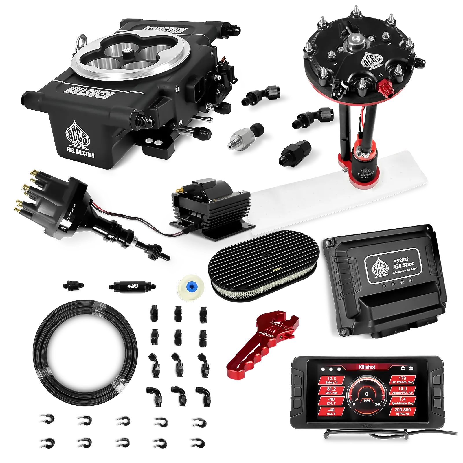 Killshot 4-bbl EFI Ultra Kit (Black)