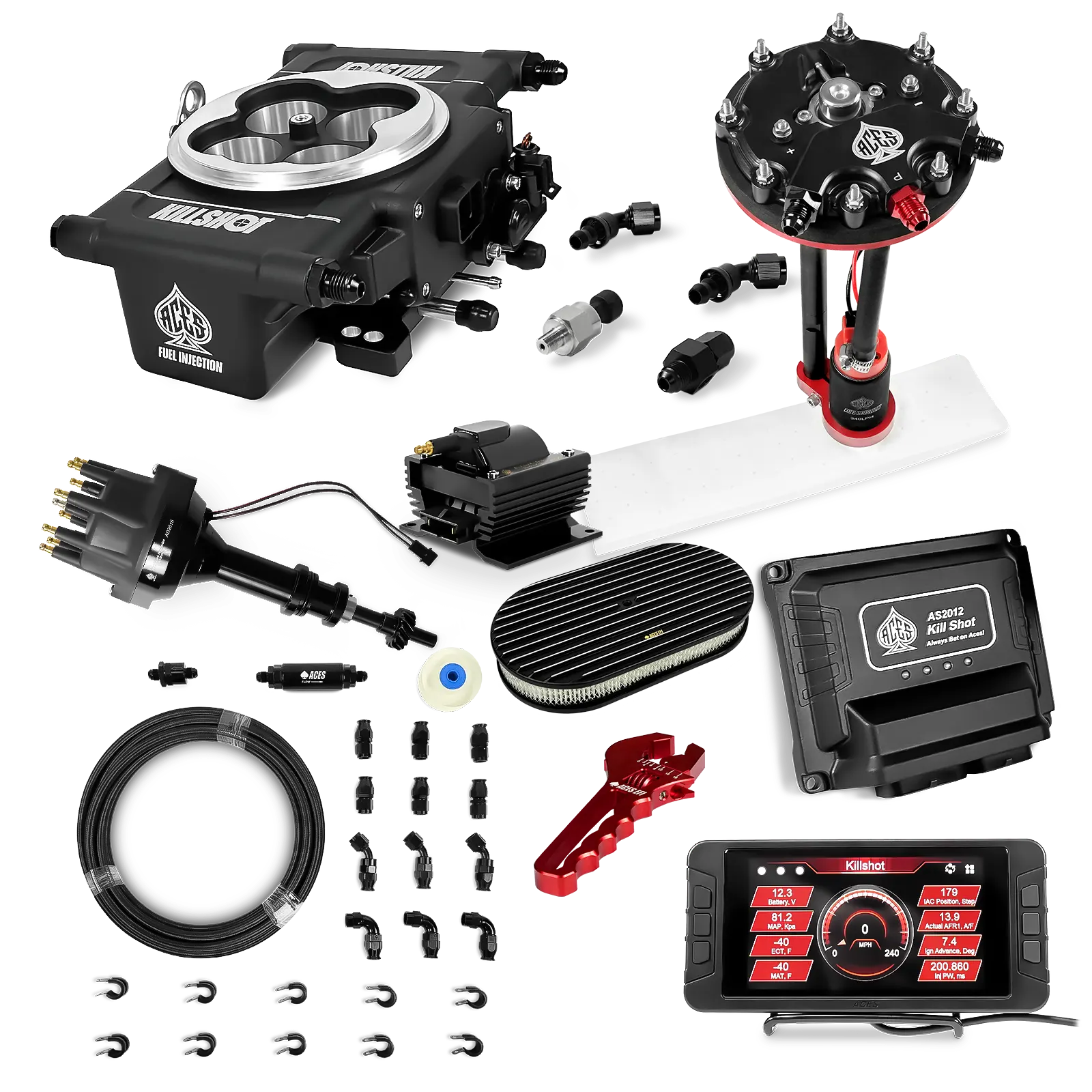 Killshot 4-bbl EFI Ultra Kit (Black)