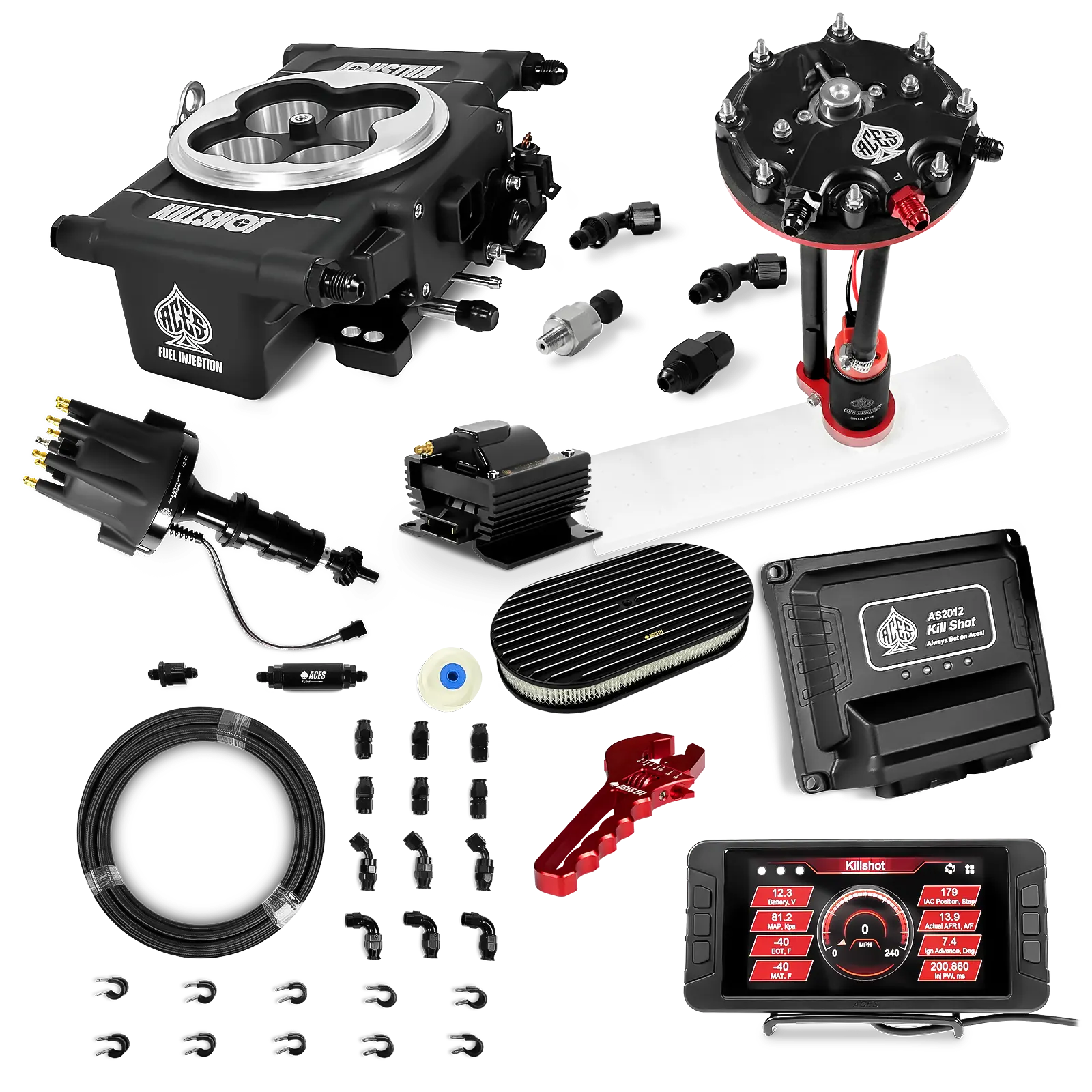 Killshot 4-bbl EFI Ultra Kit (Black)