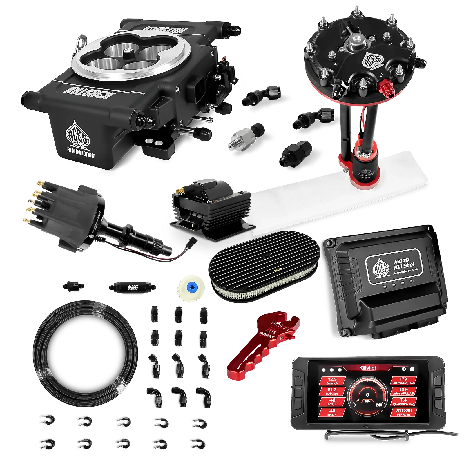 Killshot 4-bbl EFI Ultra Kit (Black)