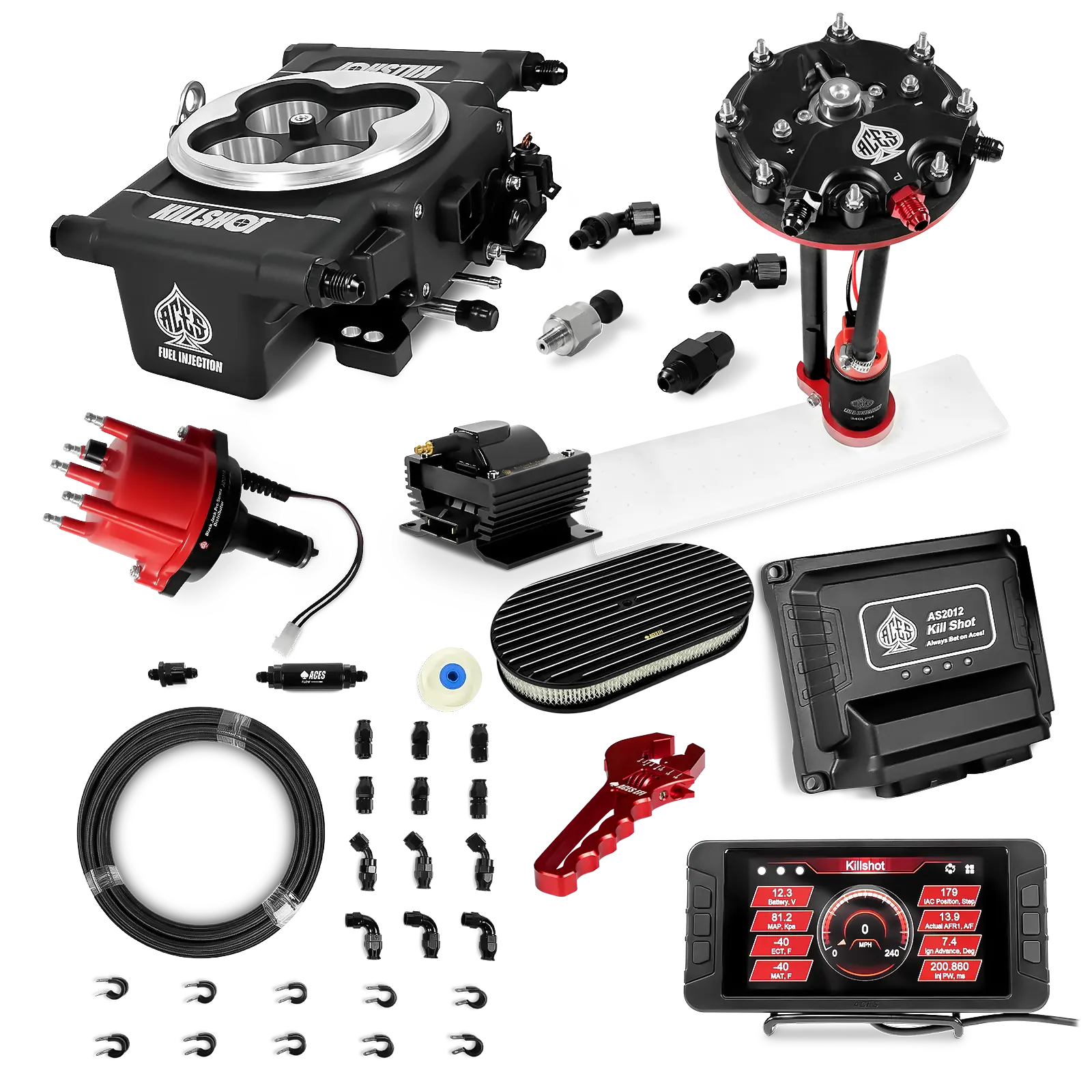 Killshot 4-bbl EFI Ultra Kit (Black)