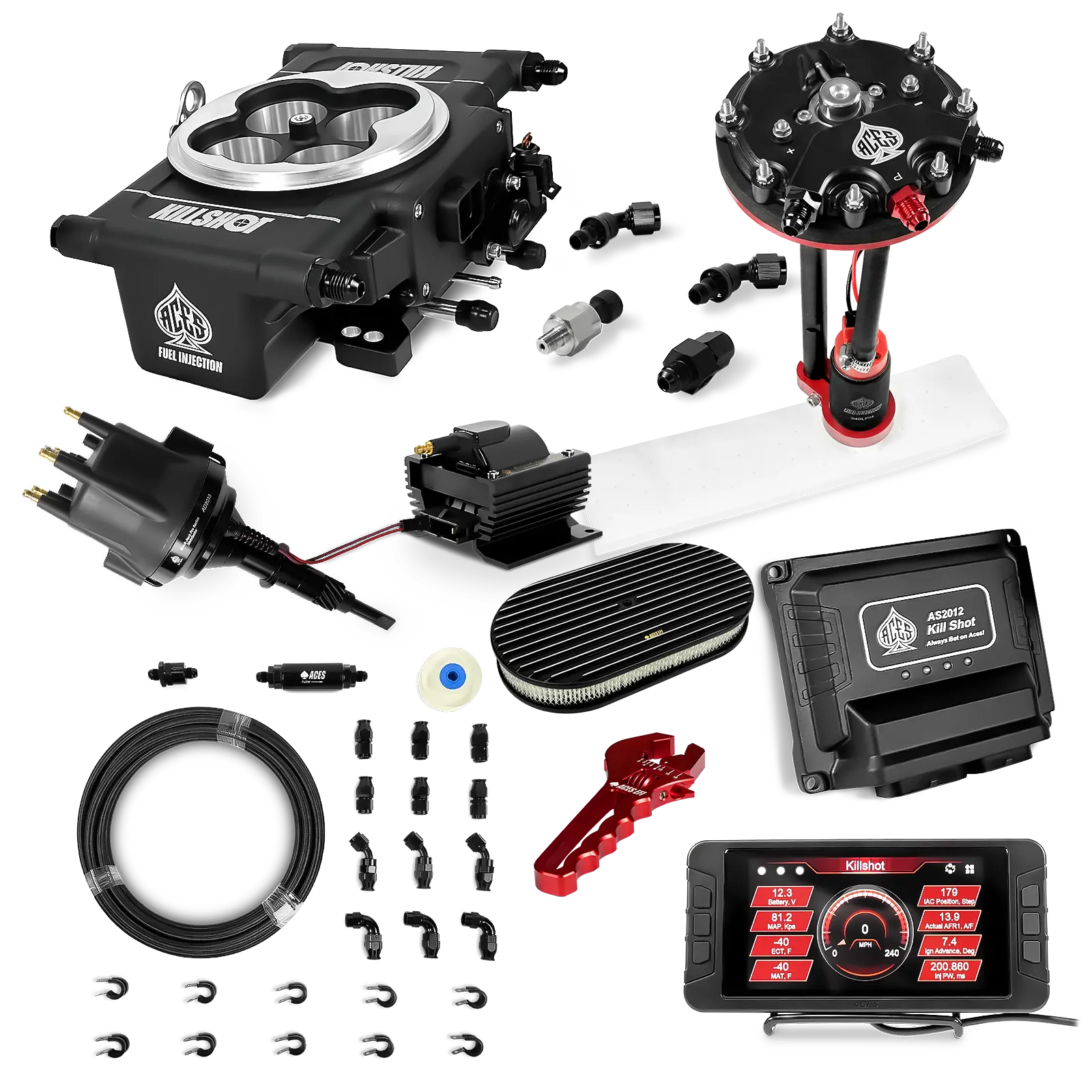 Killshot 4-bbl EFI Ultra Kit (Black)